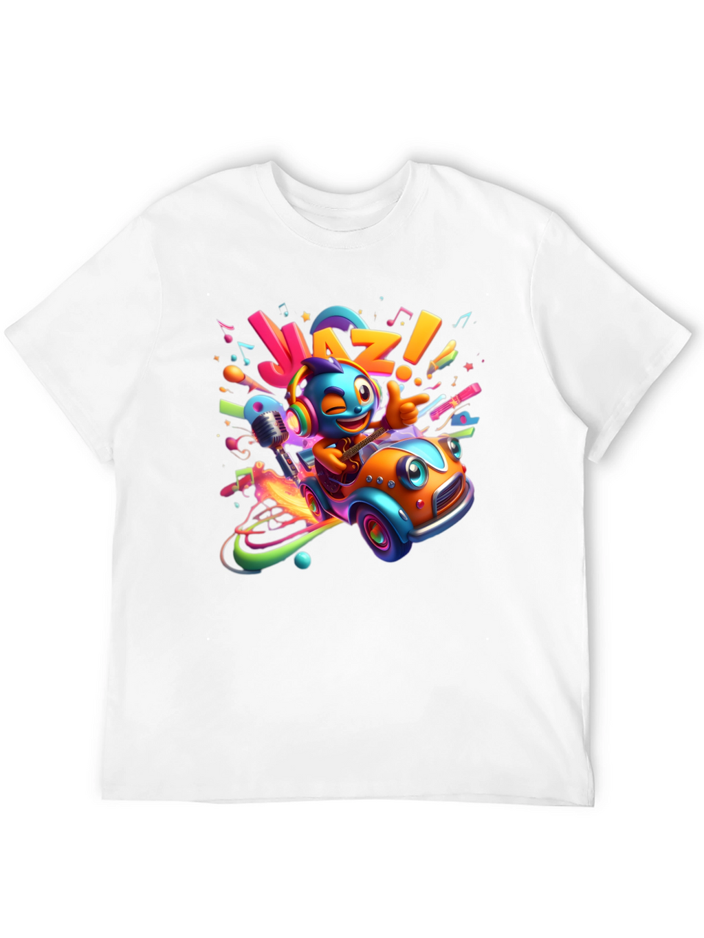 Jazz Cartoon Car T-Shirt