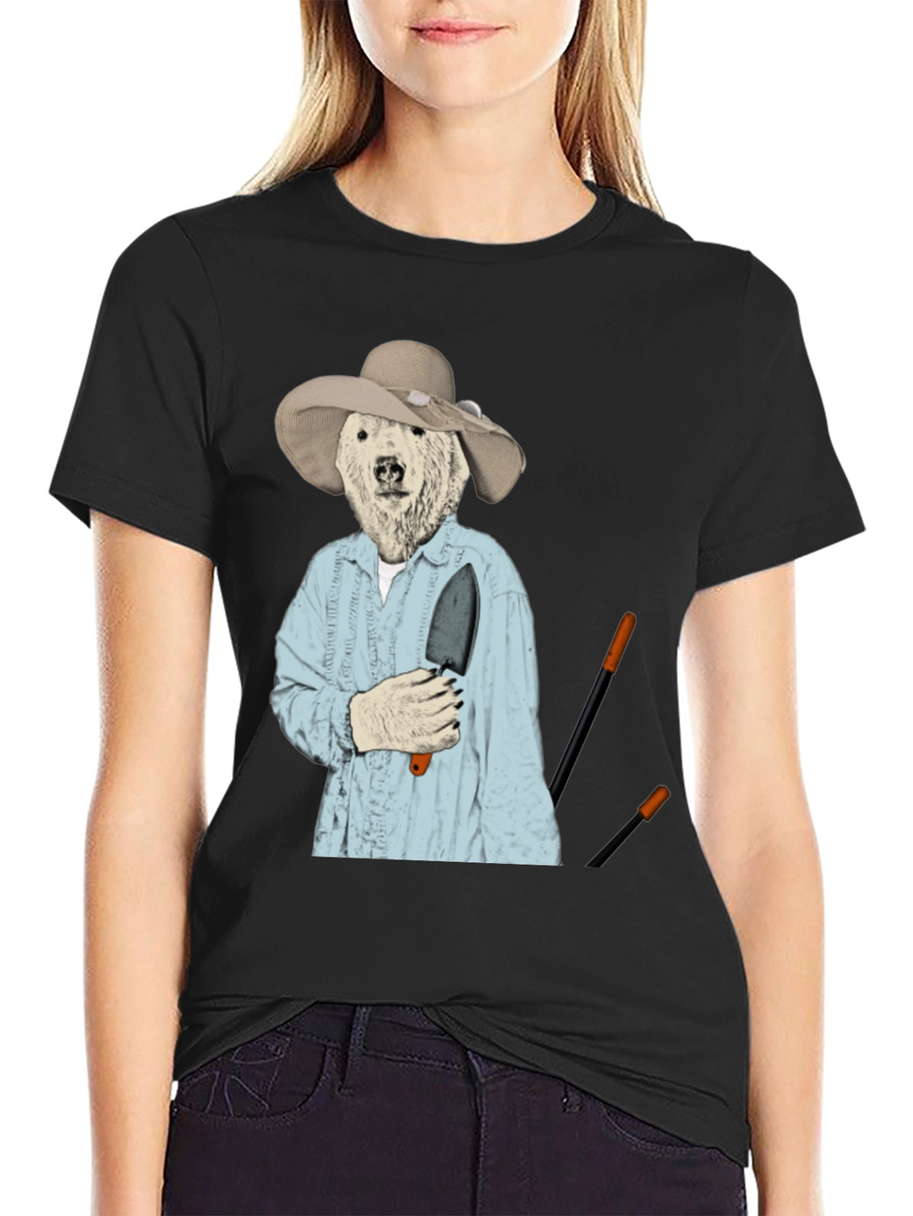 Funny Bear Gardener T-Shirt