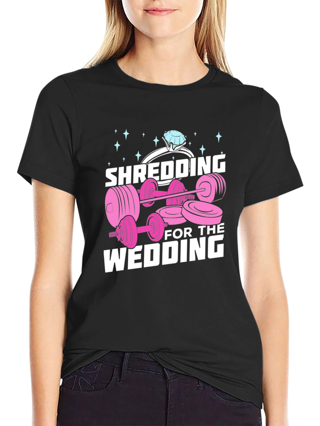 Shredding for the Wedding Black T-Shirt