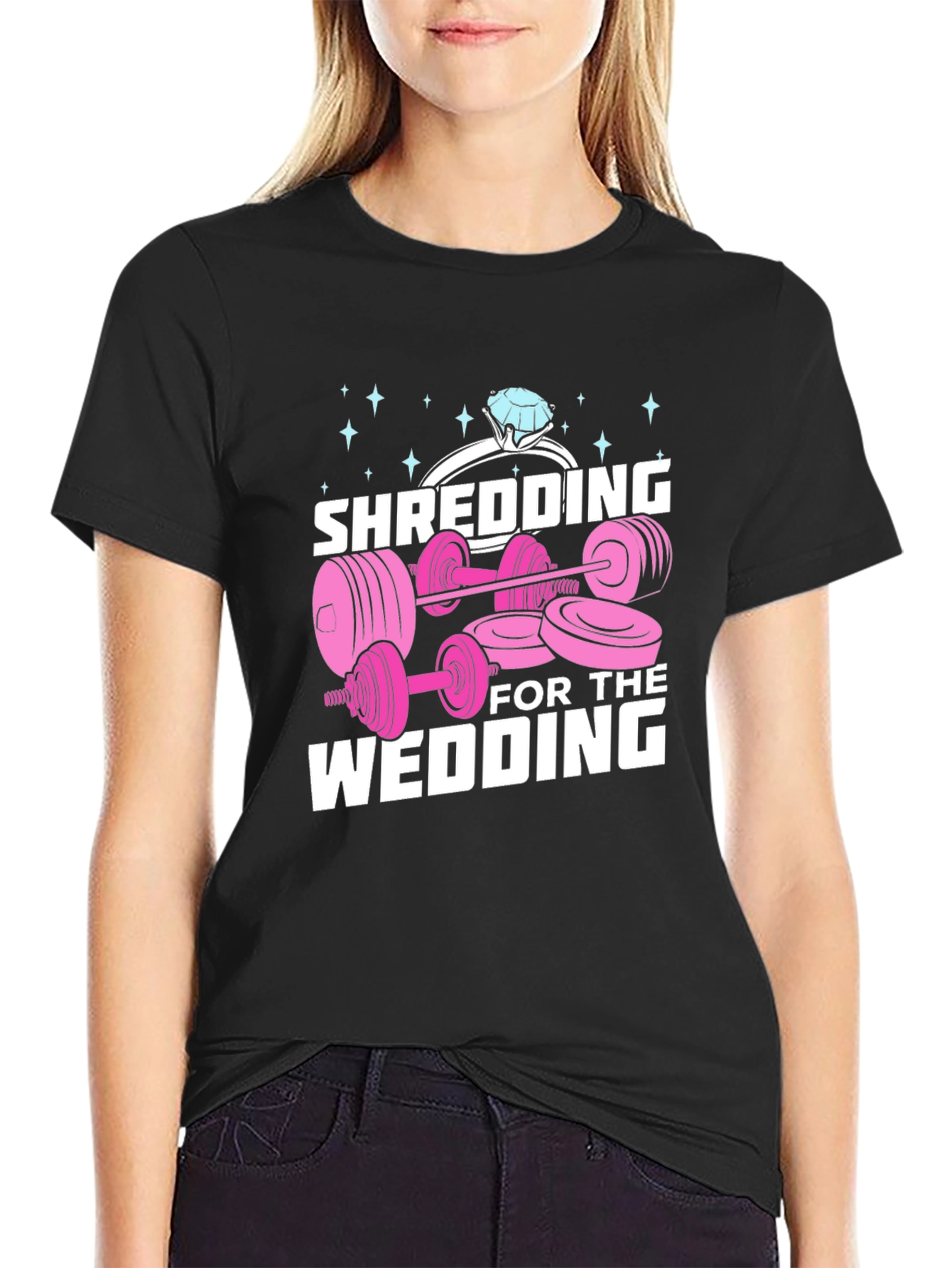 Shredding for the Wedding Black T-Shirt