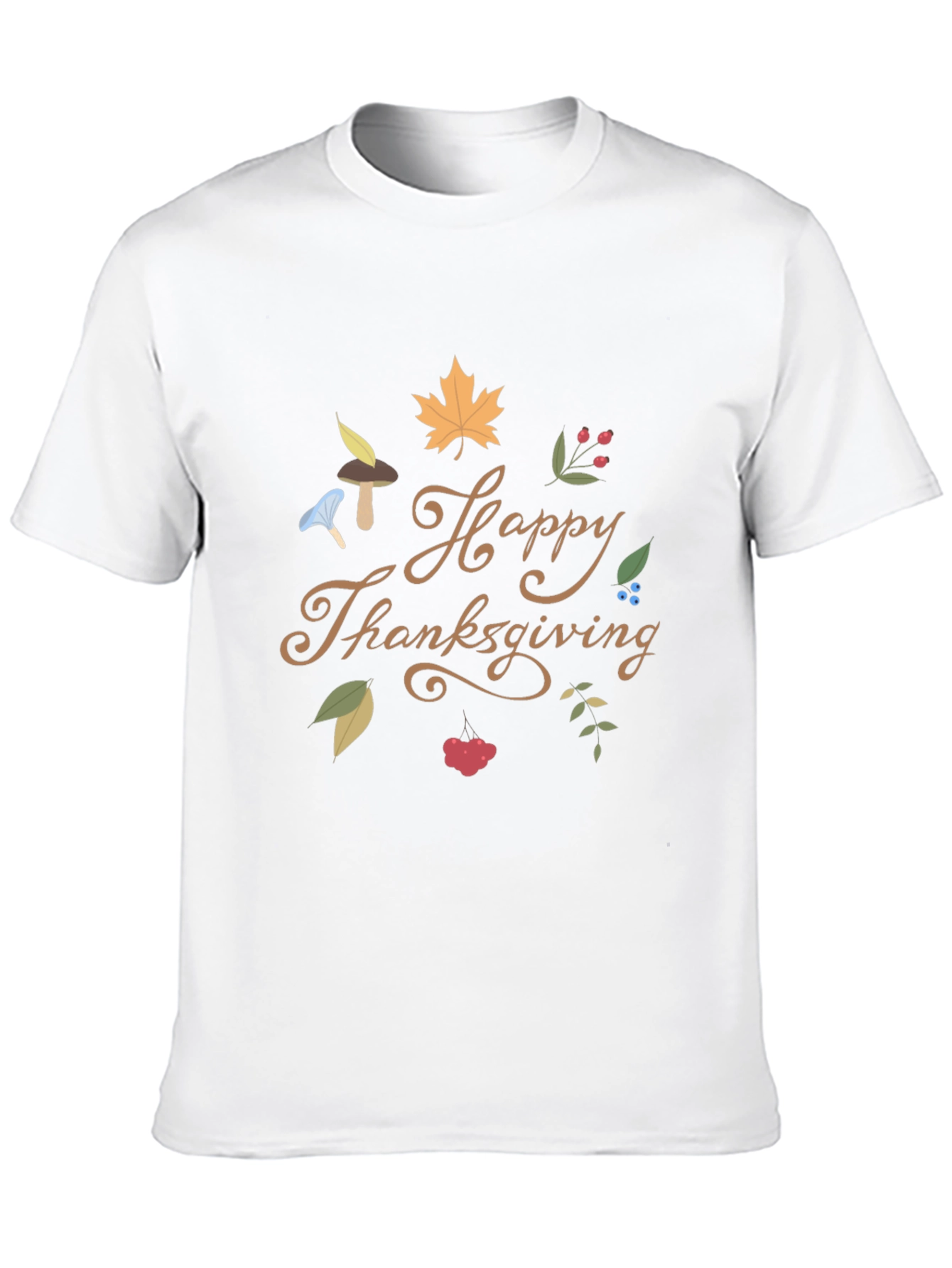 Happy Thanksgiving T-Shirt - Fall Festive Tee