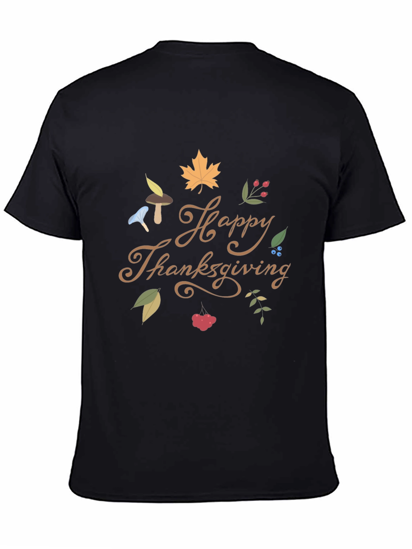 Happy Thanksgiving T-Shirt - Fall Festive Tee