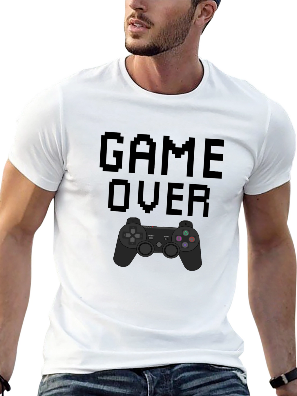 Game Over T-Shirt - Gamer Pixel Art Tee