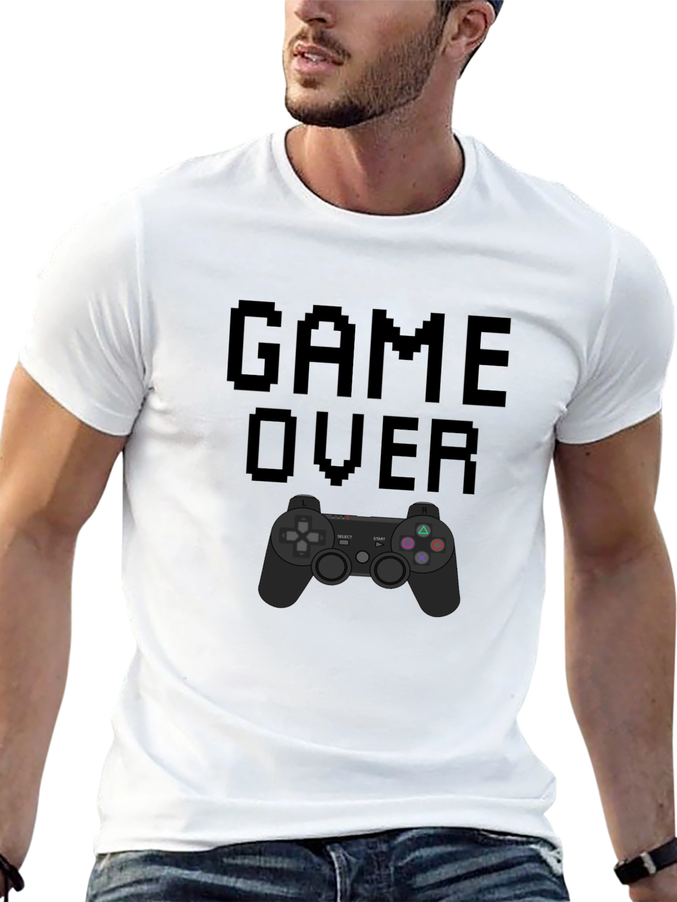 Game Over T-Shirt - Gamer Pixel Art Tee