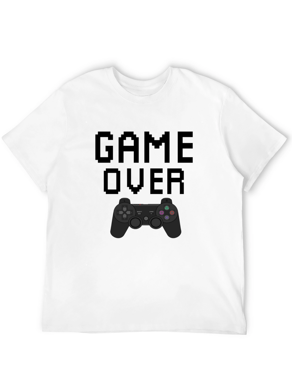 Game Over T-Shirt - Gamer Pixel Art Tee