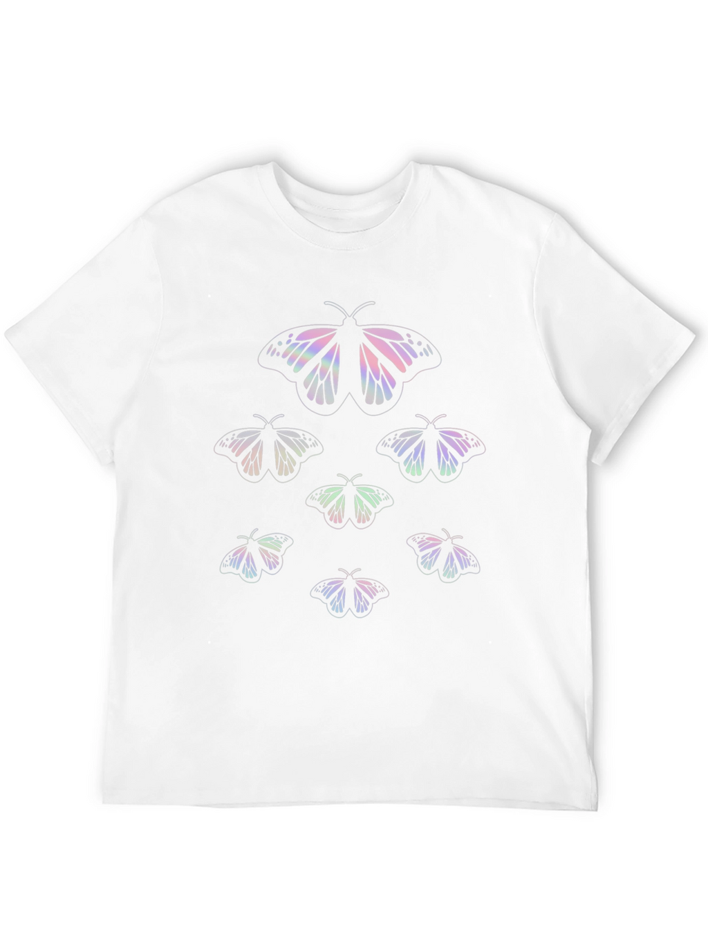 Butterfly Graphic Tee - Stylish Black T-Shirt