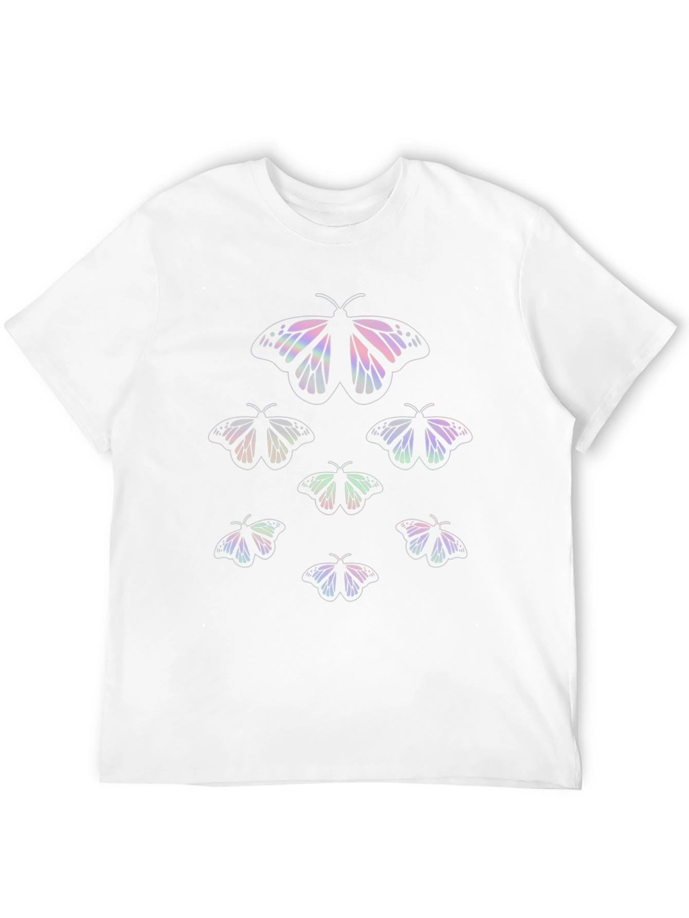 Butterfly Graphic Tee - Stylish Black T-Shirt