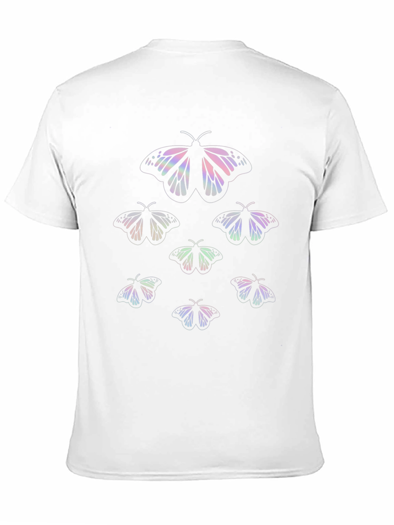 Butterfly Graphic Tee - Stylish Black T-Shirt