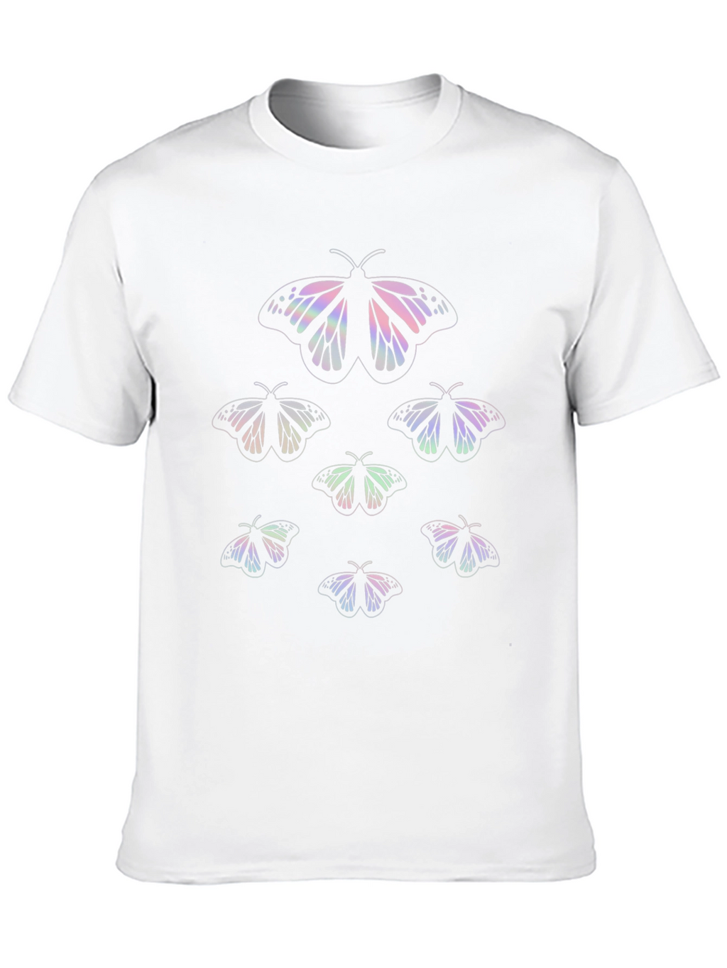 Butterfly Graphic Tee - Stylish Black T-Shirt