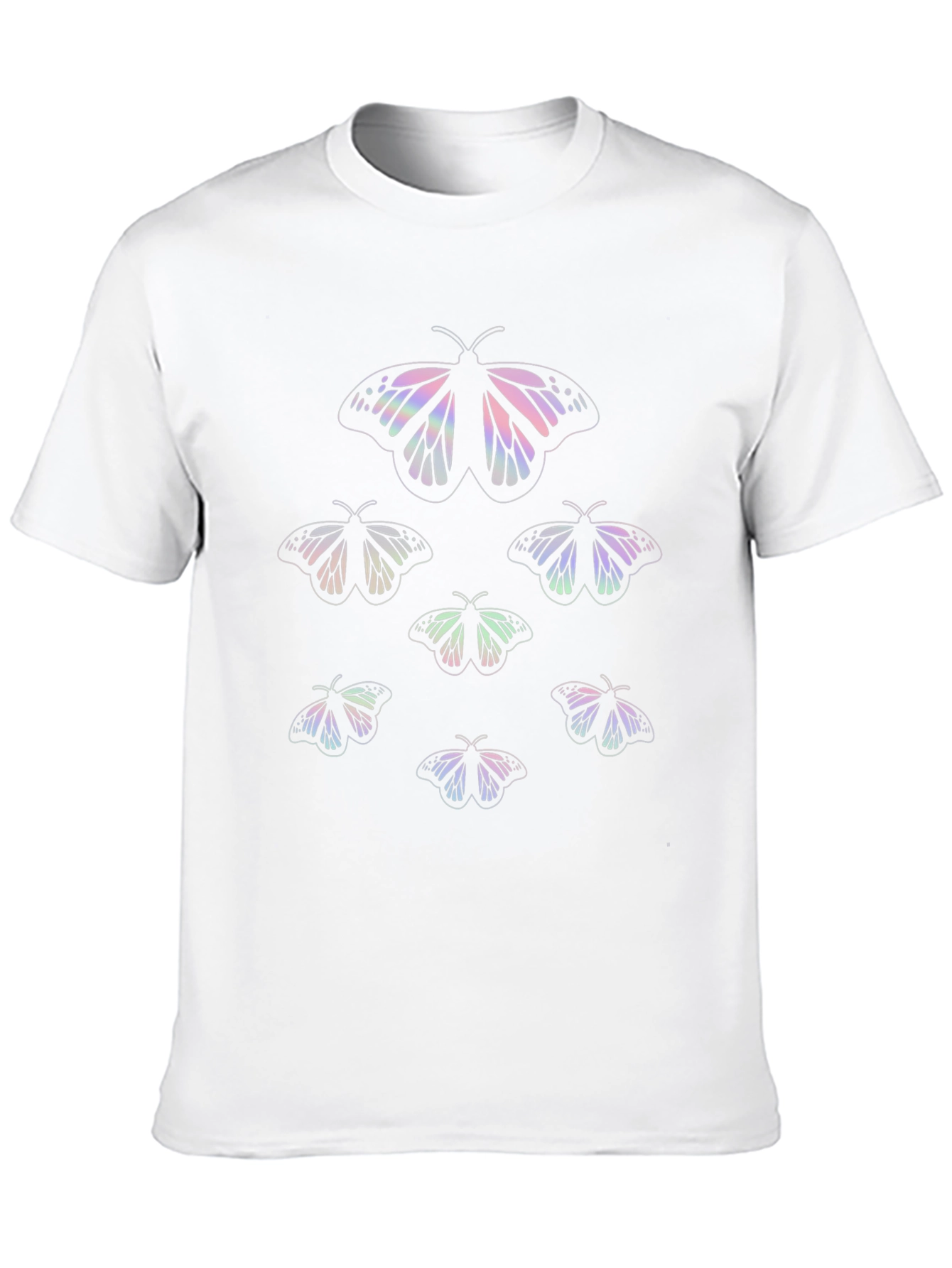 Butterfly Graphic Tee - Stylish Black T-Shirt