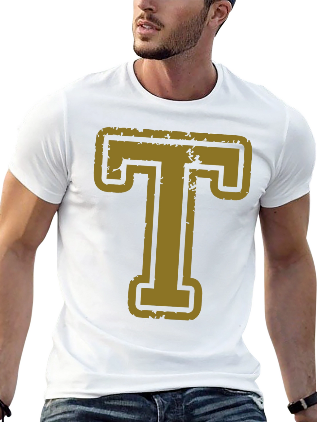 Letter T Graphic T-Shirt