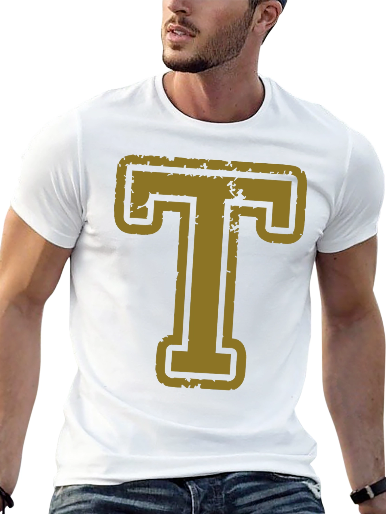 Letter T Graphic T-Shirt