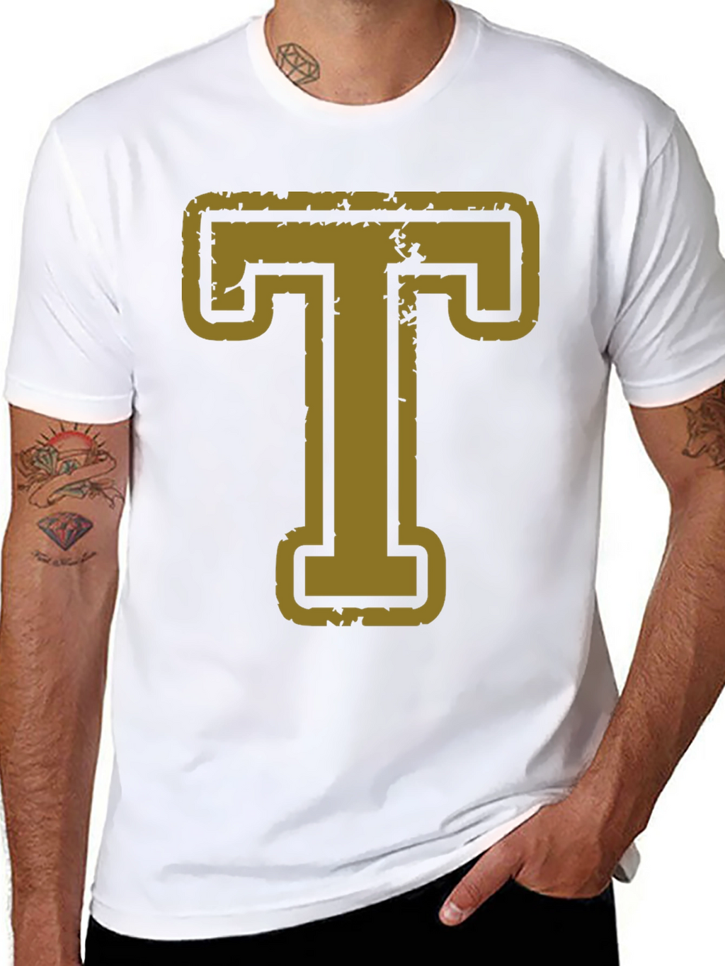 Letter T Graphic T-Shirt