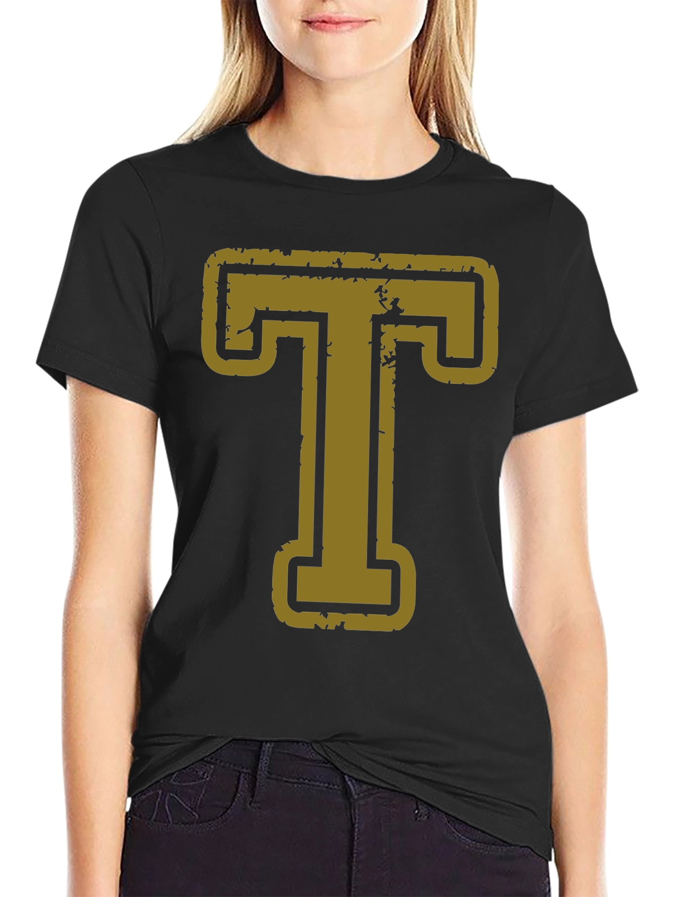 Letter T Graphic T-Shirt