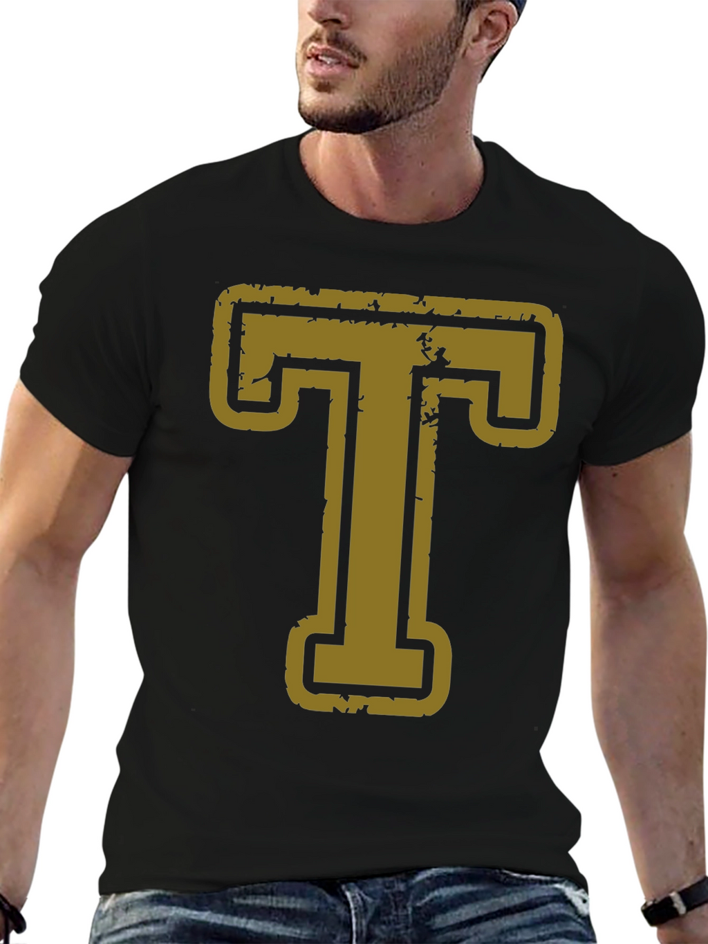 Letter T Graphic T-Shirt