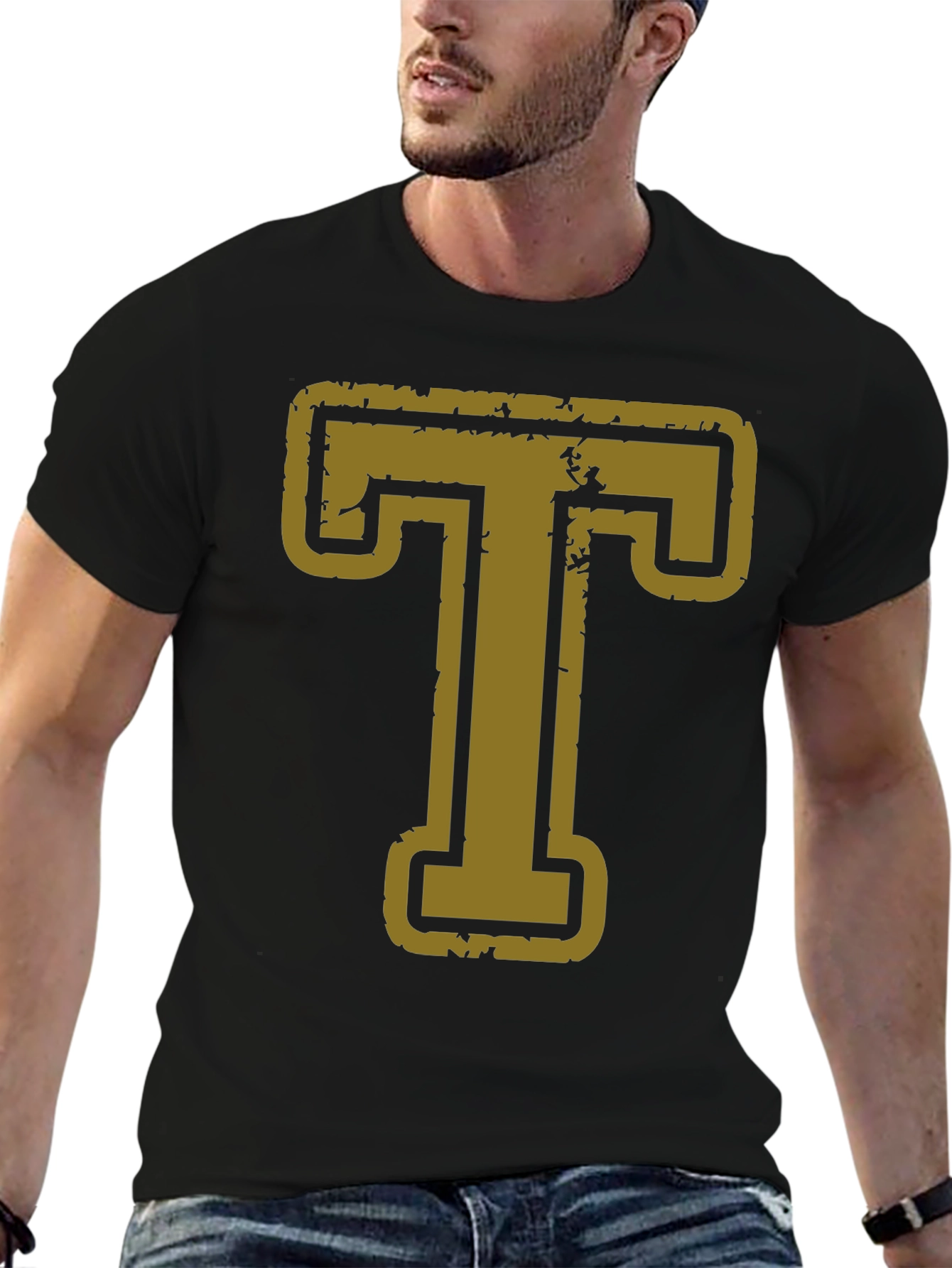 Letter T Graphic T-Shirt