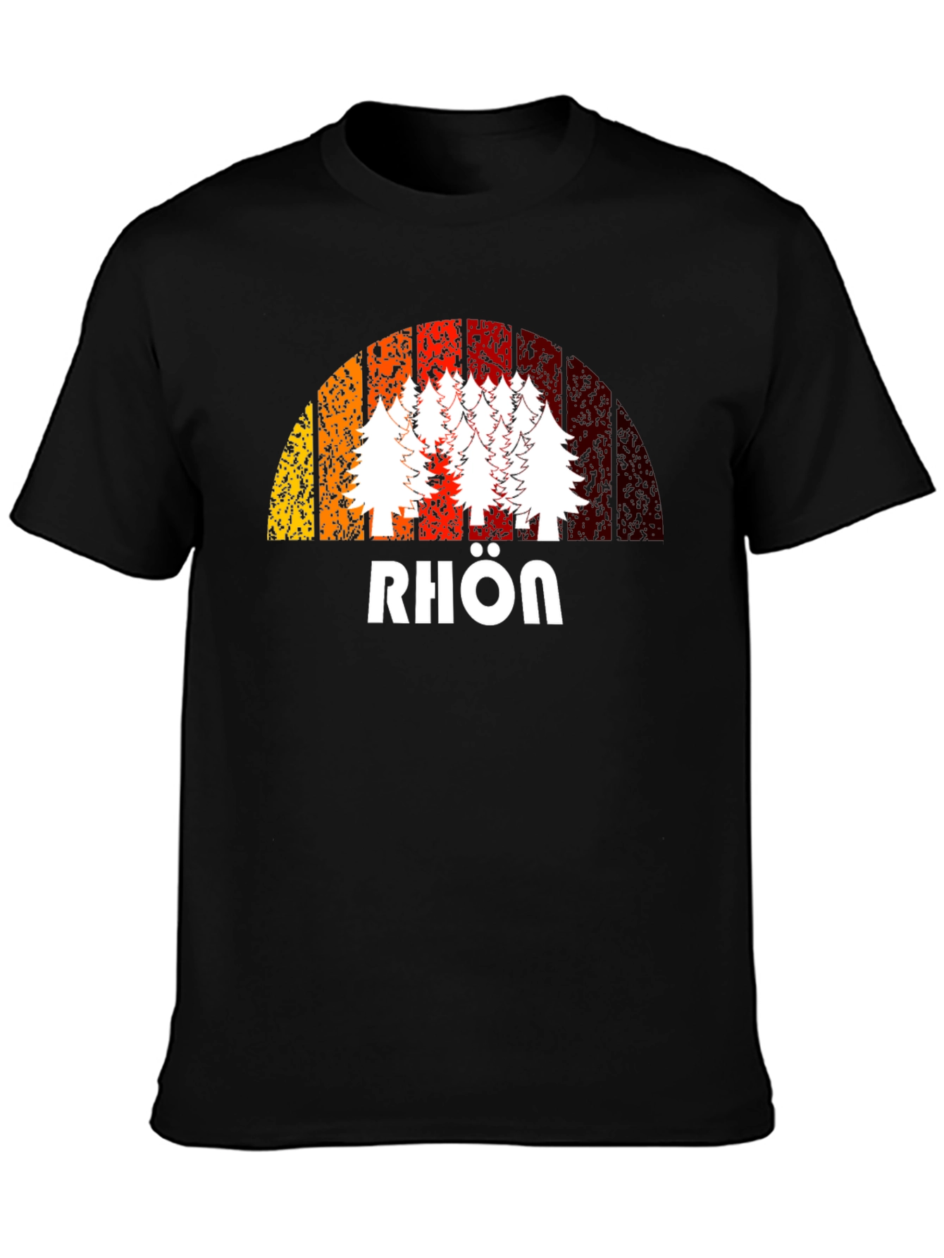 Rhön Forest T-Shirt - Vintage Style Tree Graphic Tee