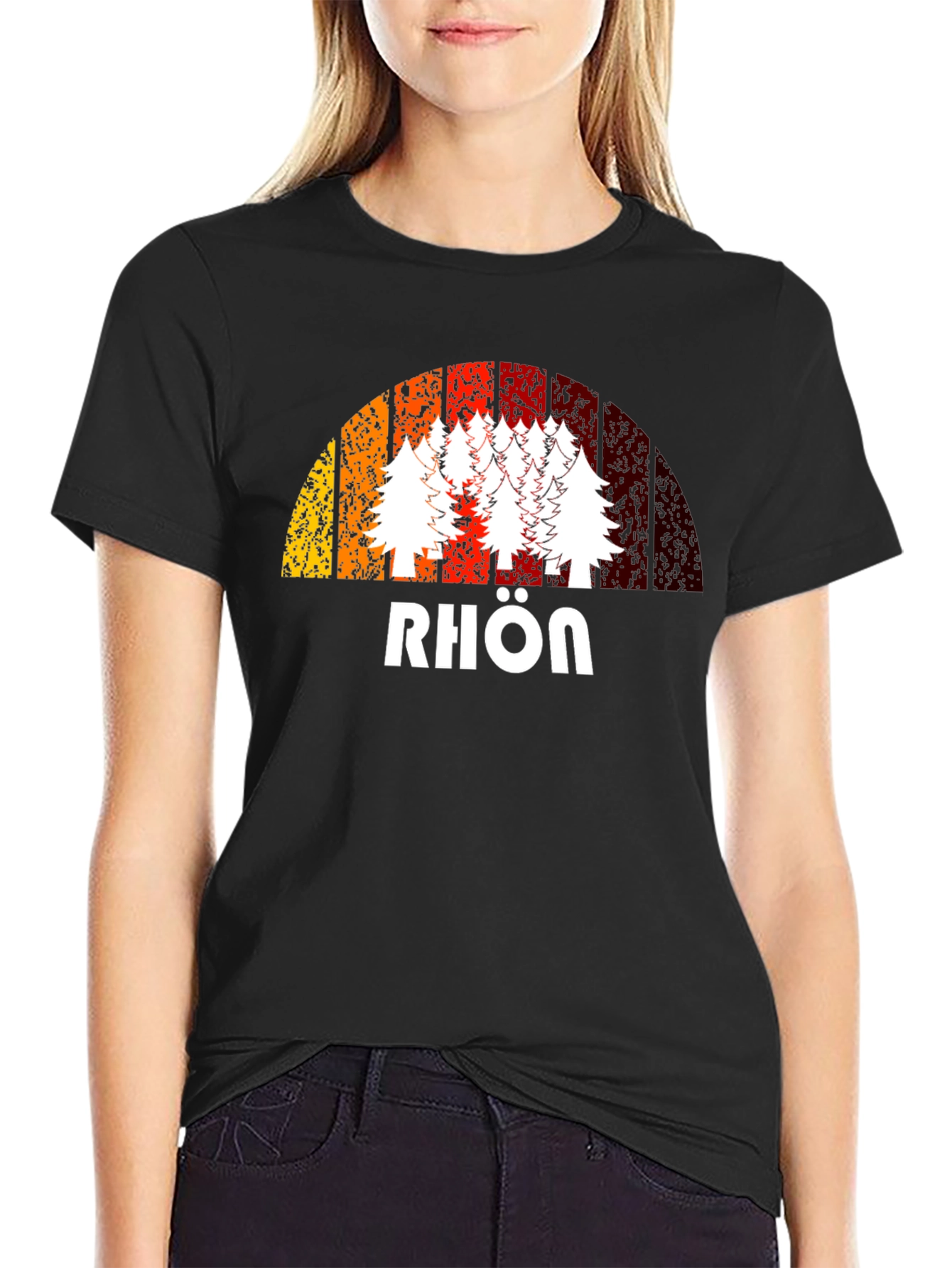Rhön Forest T-Shirt - Vintage Style Tree Graphic Tee
