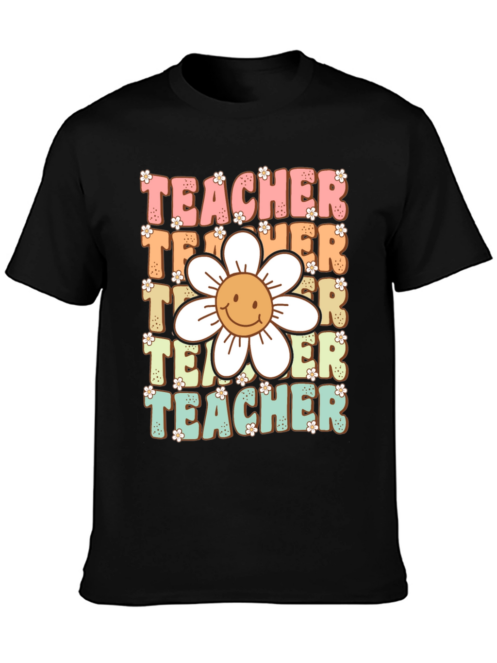 Retro Teacher Graphic T-Shirt