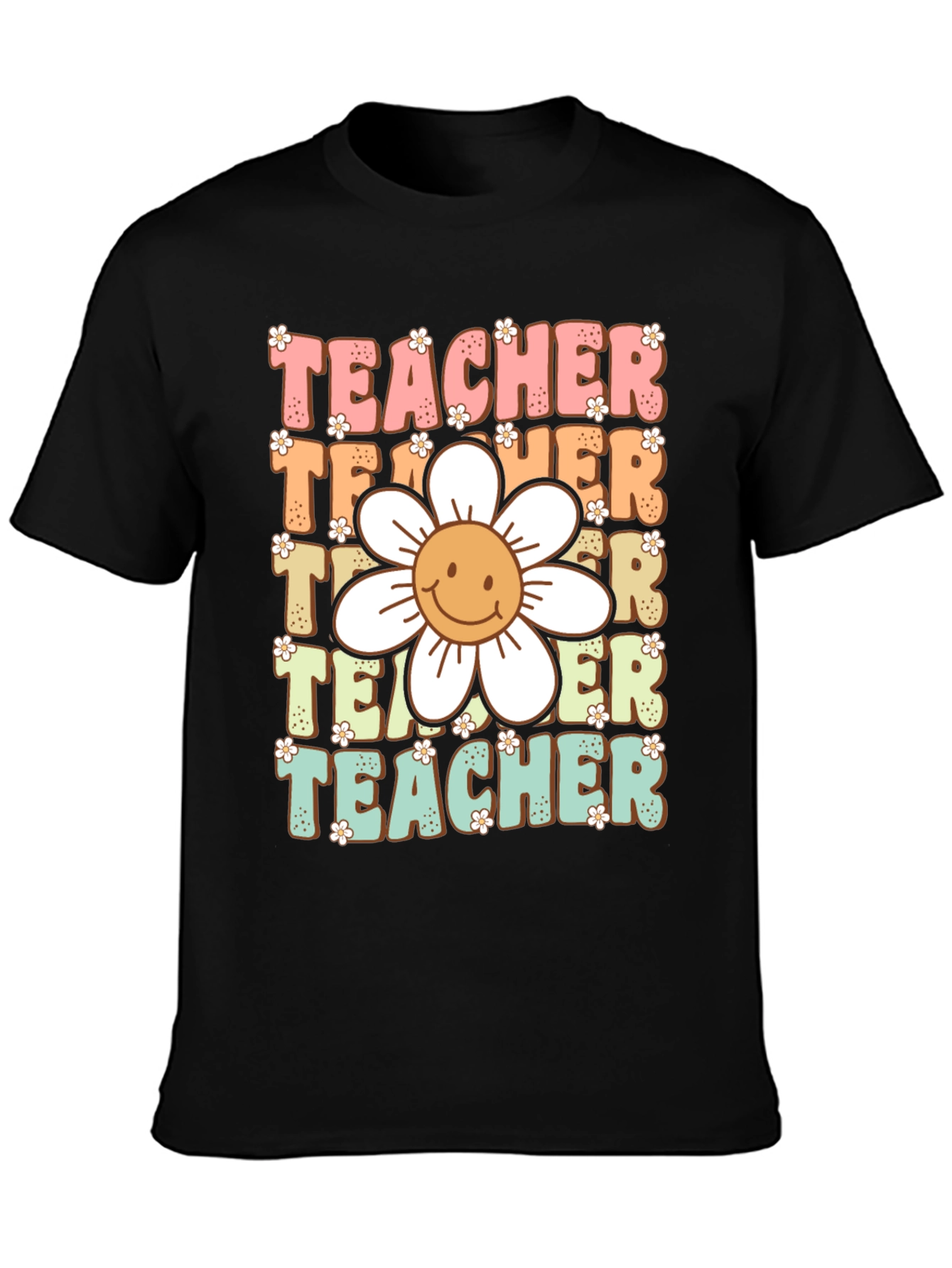 Retro Teacher Graphic T-Shirt