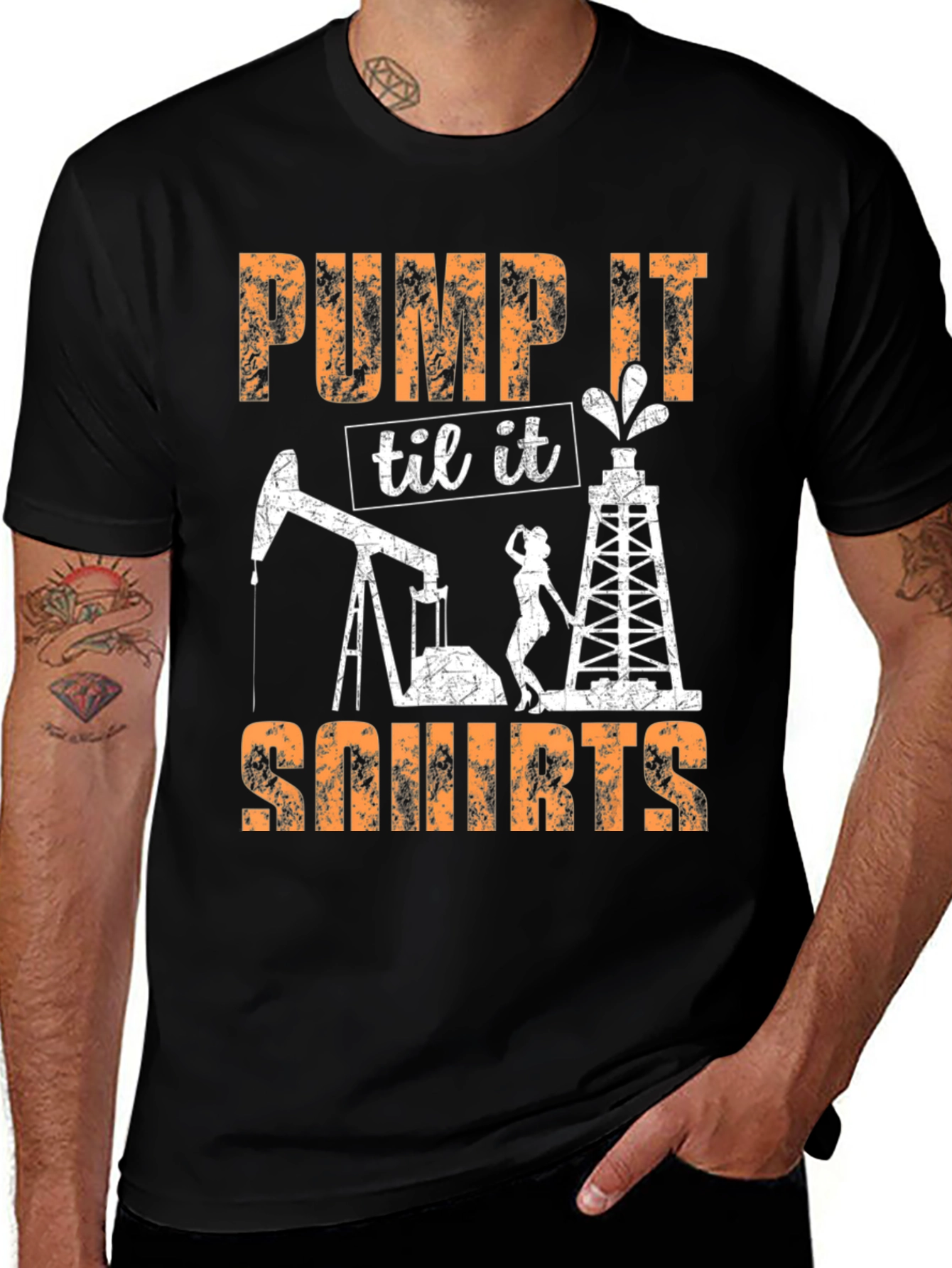 Pump It Til It Squirts Graphic Tee