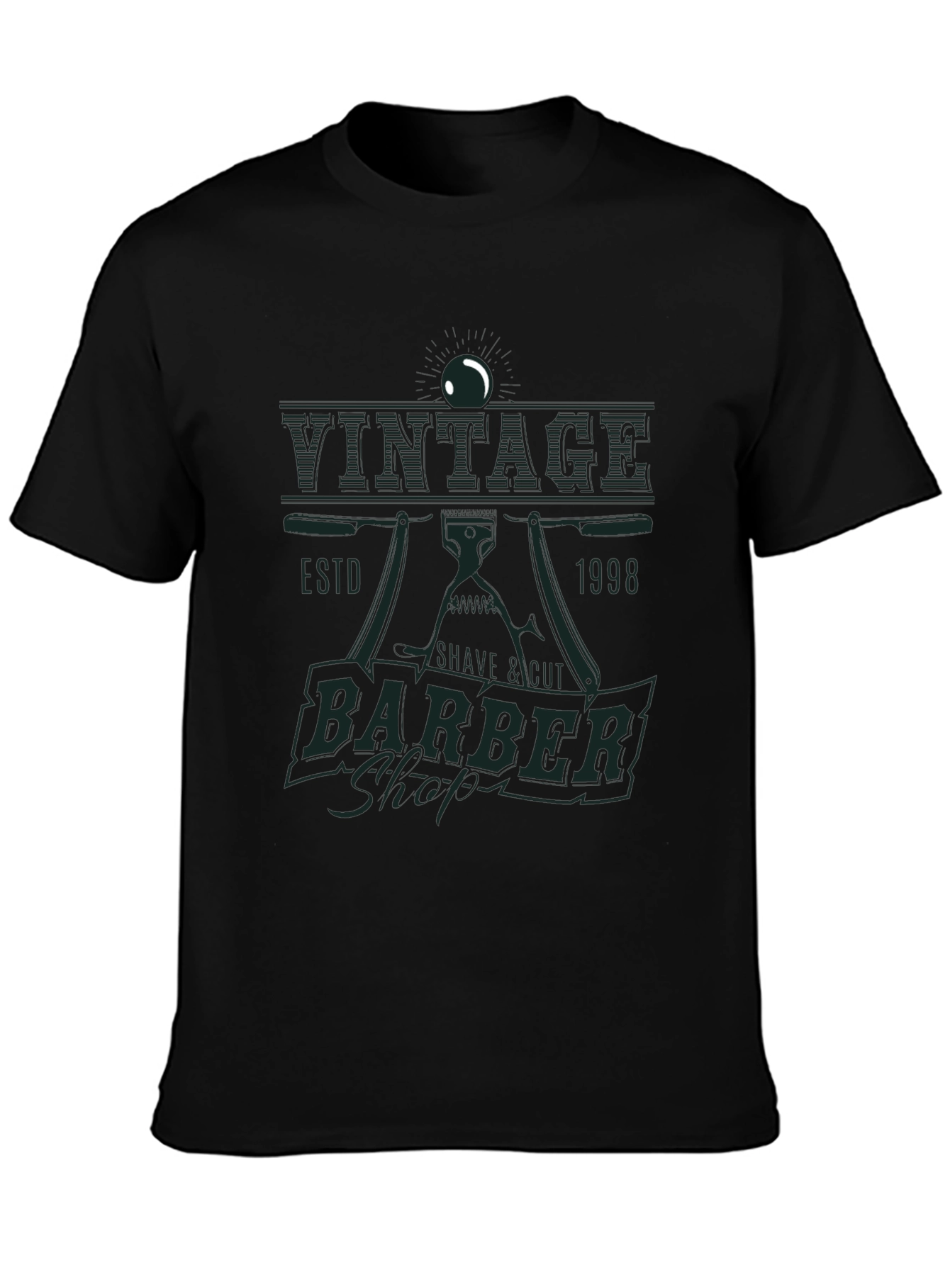 Vintage Barber Shop T-Shirt - Est. 1998