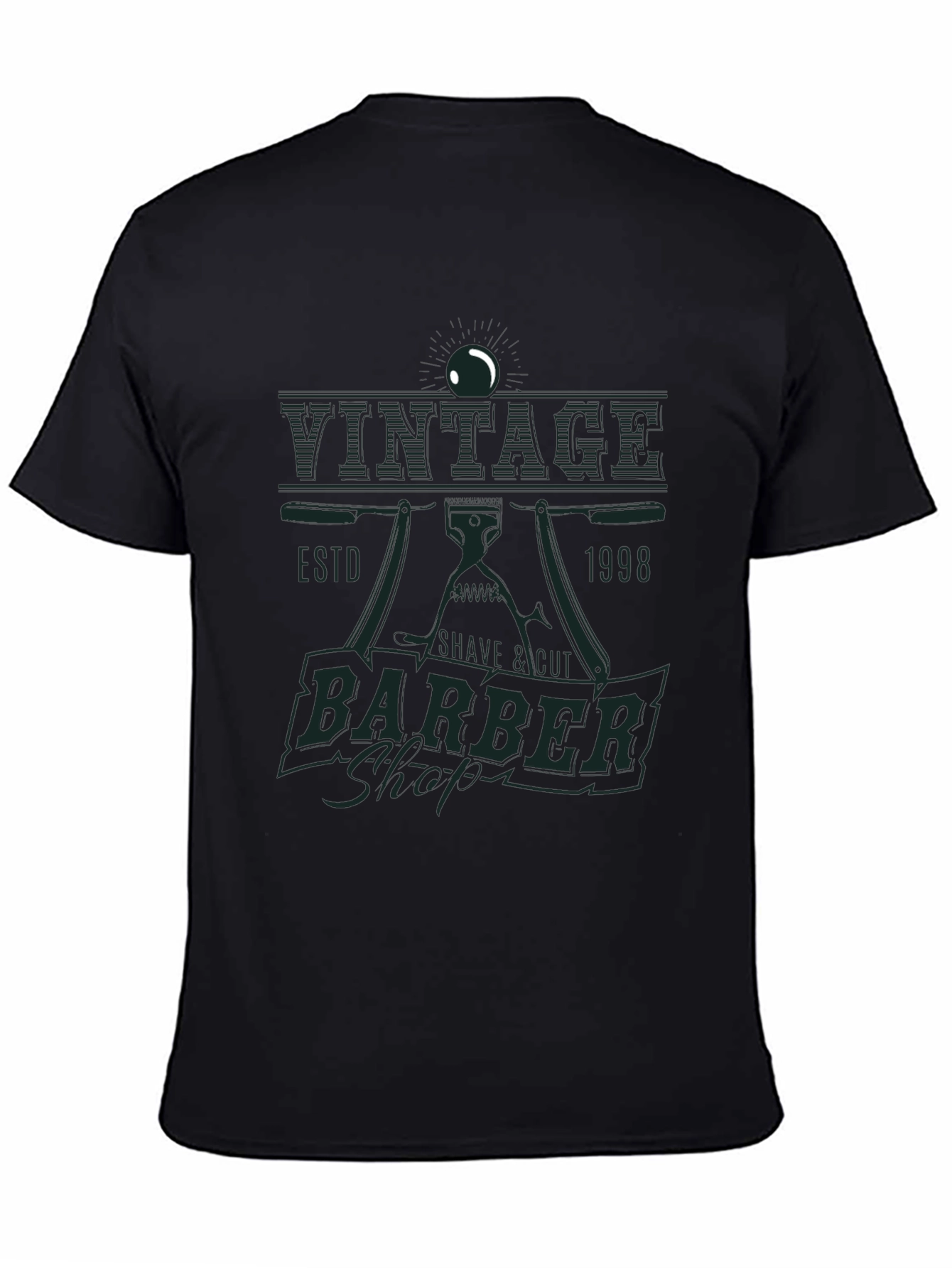Vintage Barber Shop T-Shirt - Est. 1998