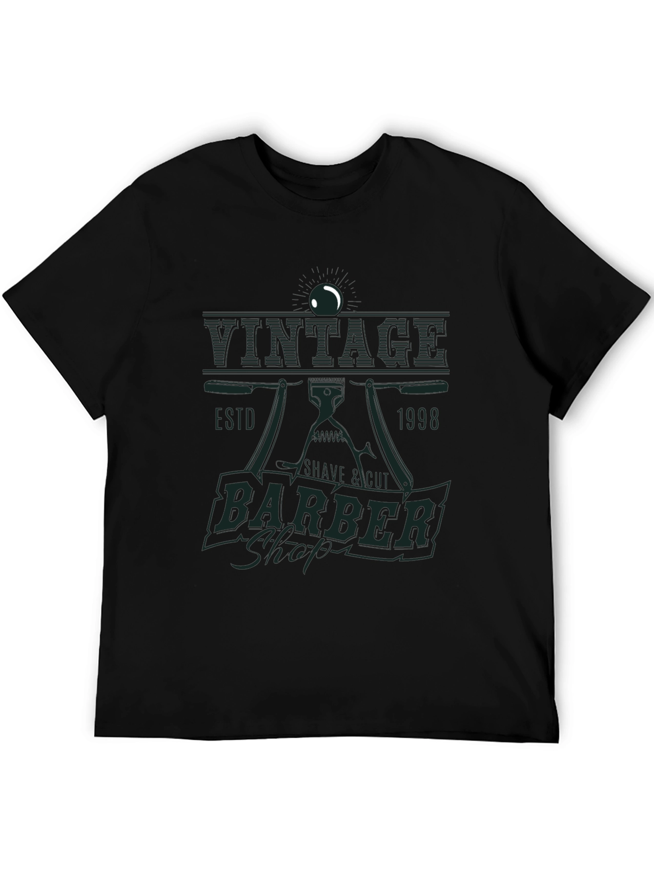 Vintage Barber Shop T-Shirt - Est. 1998