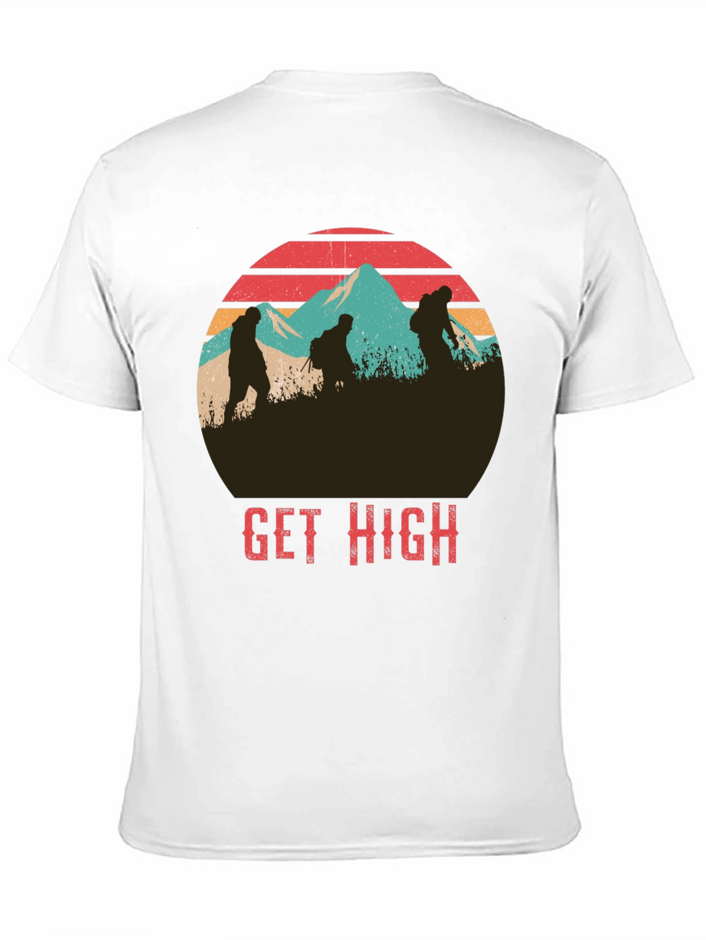 Get High Hiking Graphic T-Shirt