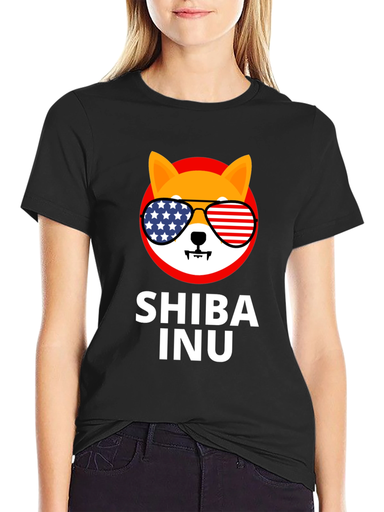 Shiba Inu Patriotic T-Shirt