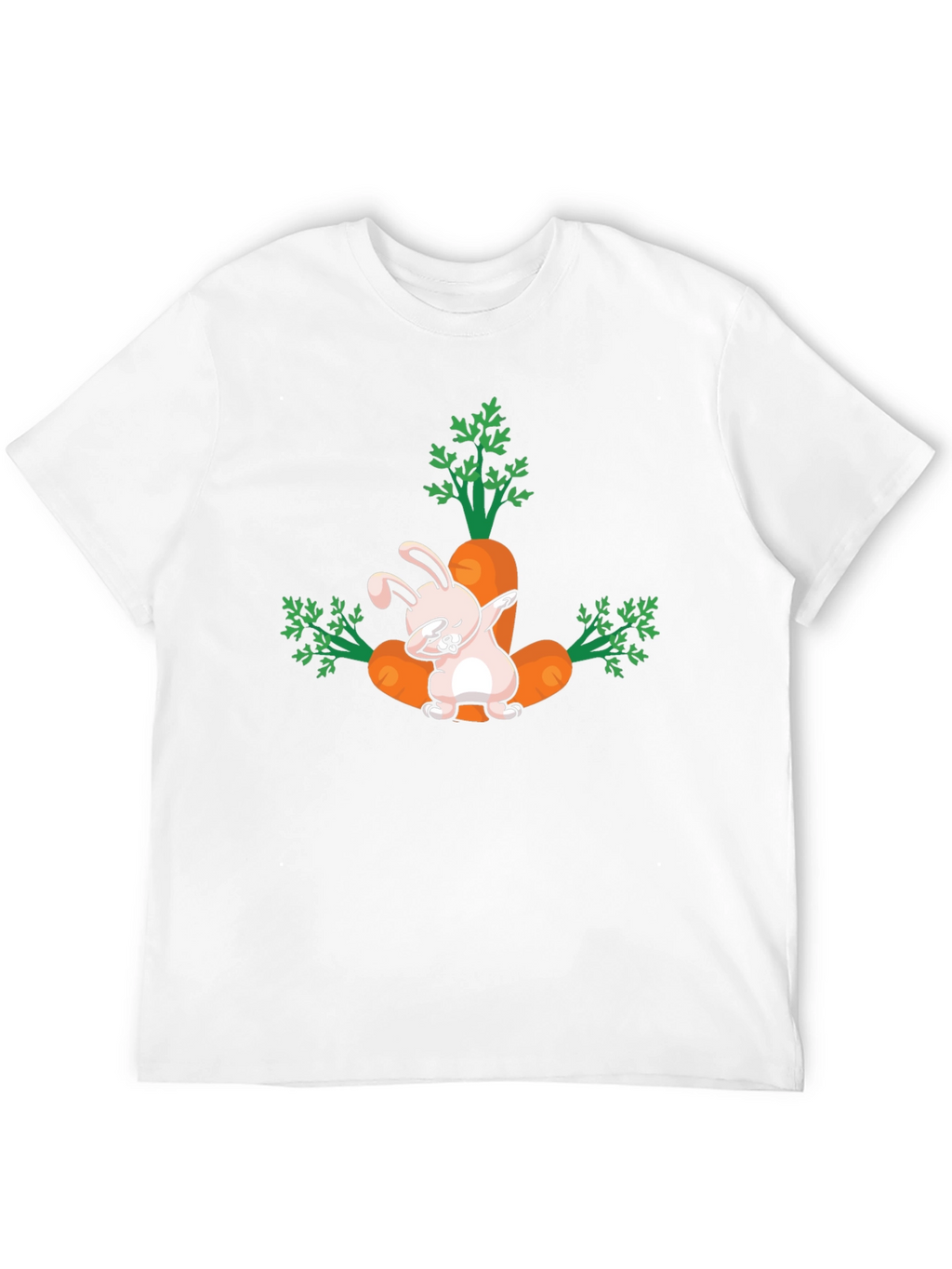 Dabbing Easter Bunny with Carrots T-Shirt