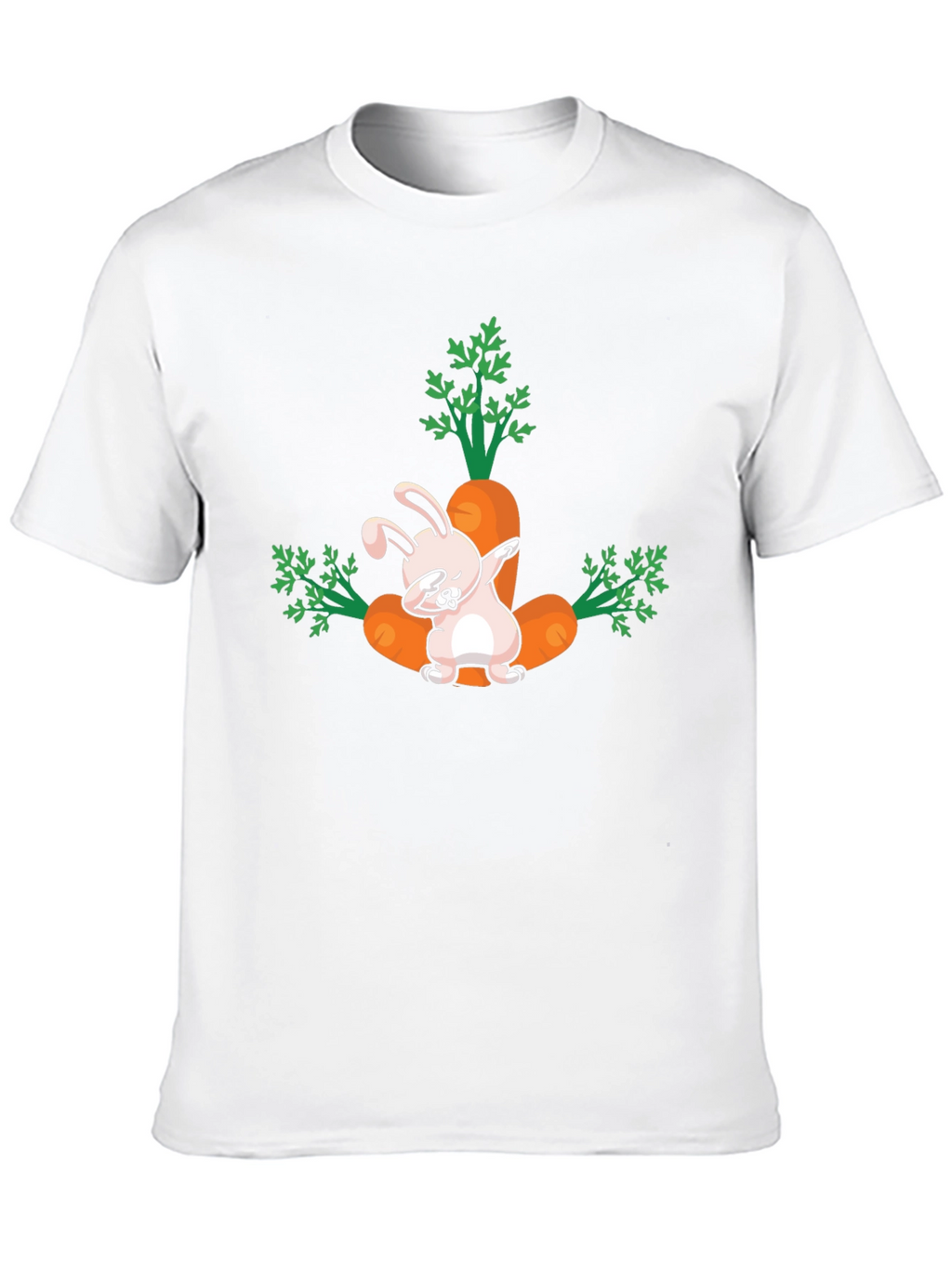 Dabbing Easter Bunny with Carrots T-Shirt