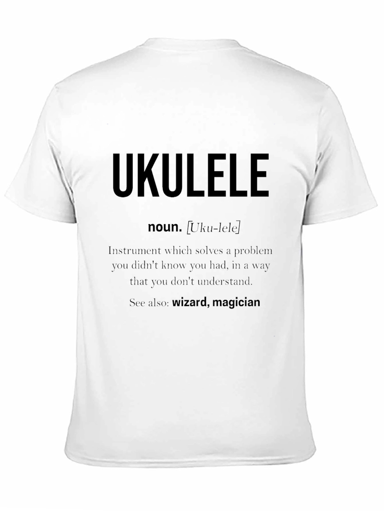 Ukulele Definition T-Shirt - Musician Gift