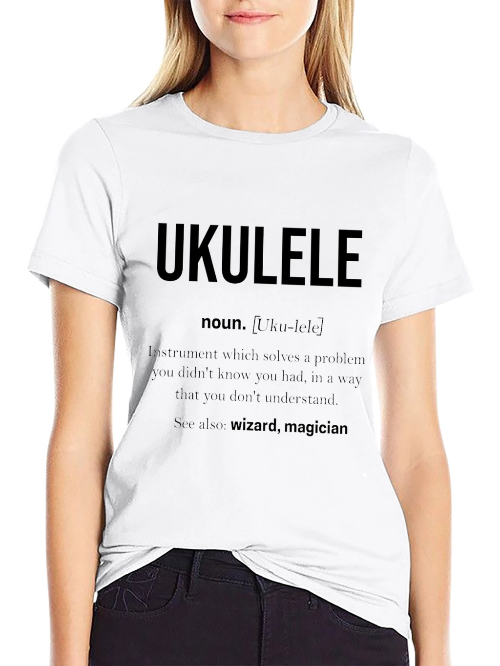 Ukulele Definition T-Shirt - Musician Gift