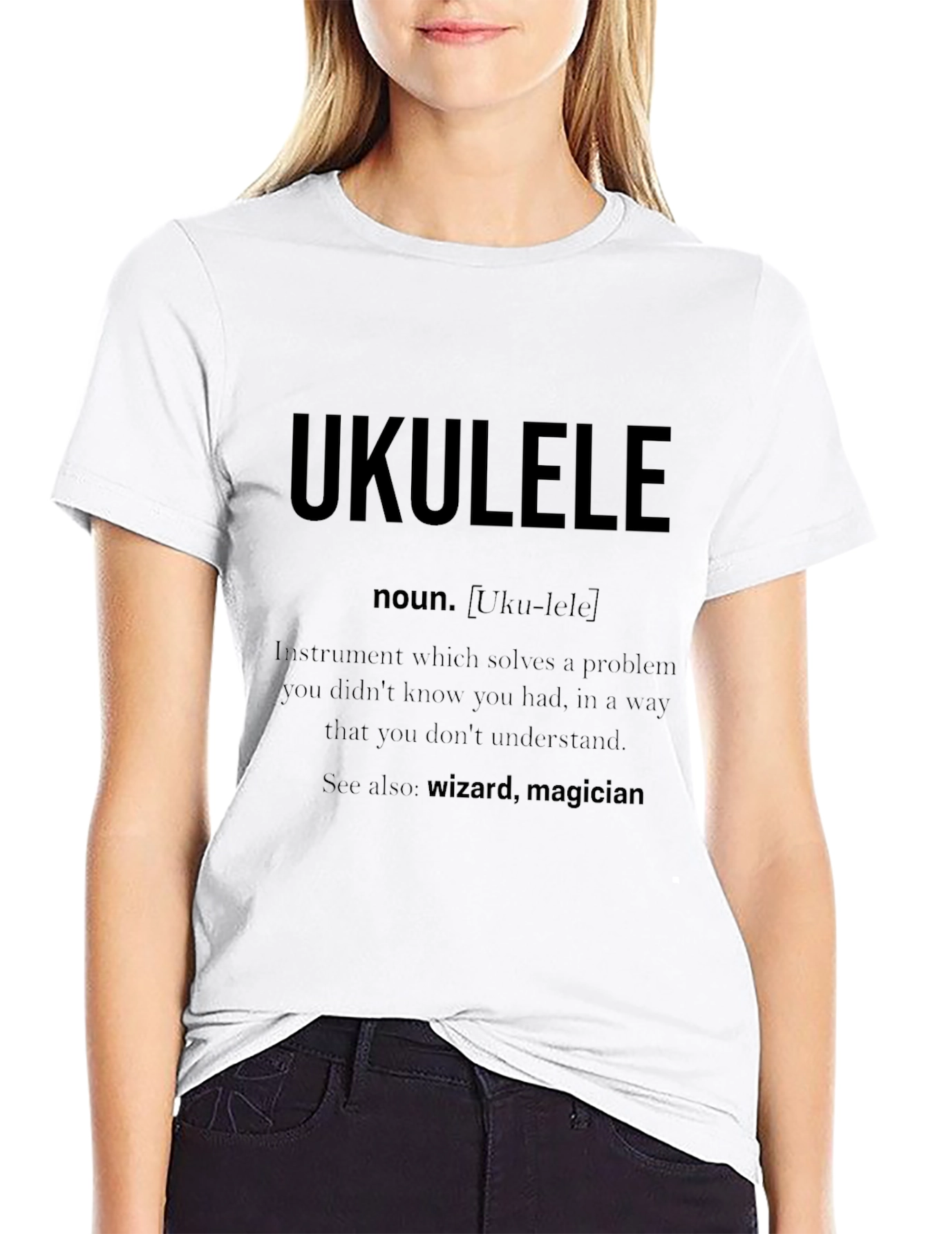 Ukulele Definition T-Shirt - Musician Gift