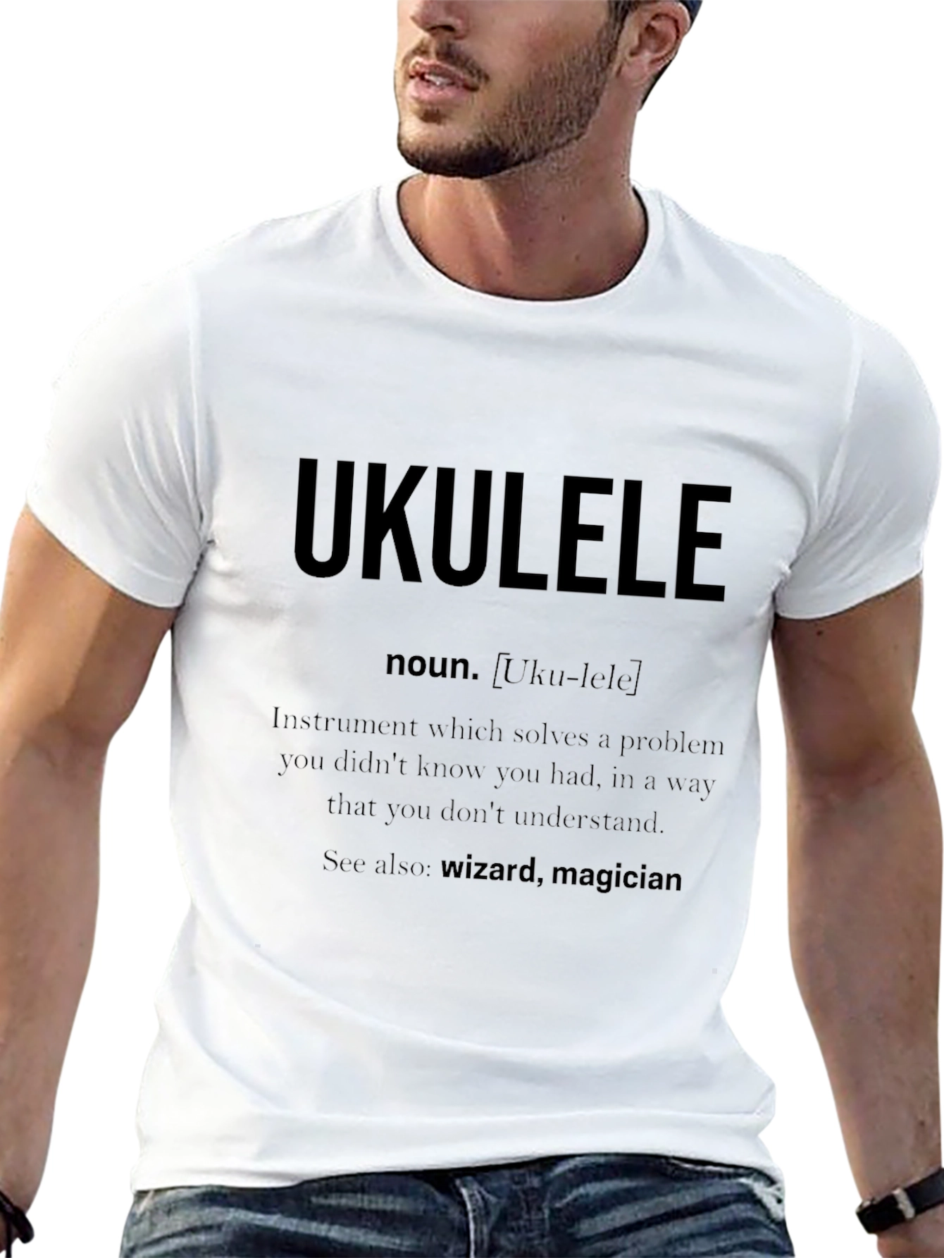 Ukulele Definition T-Shirt - Musician Gift