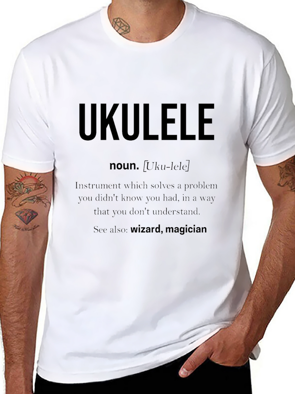 Ukulele Definition T-Shirt - Musician Gift