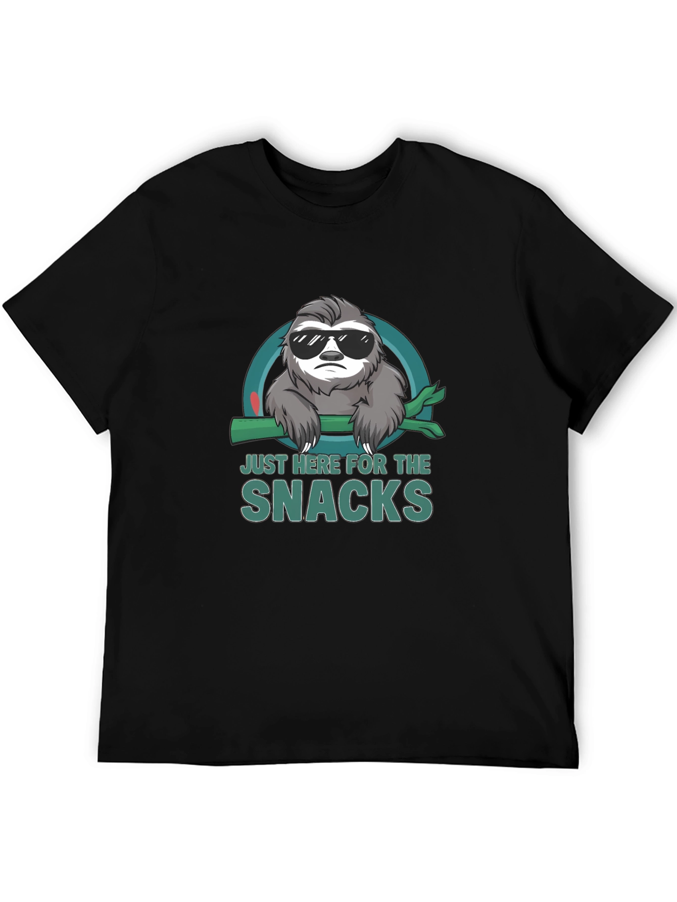 Just Here For Snacks Sloth T-Shirt