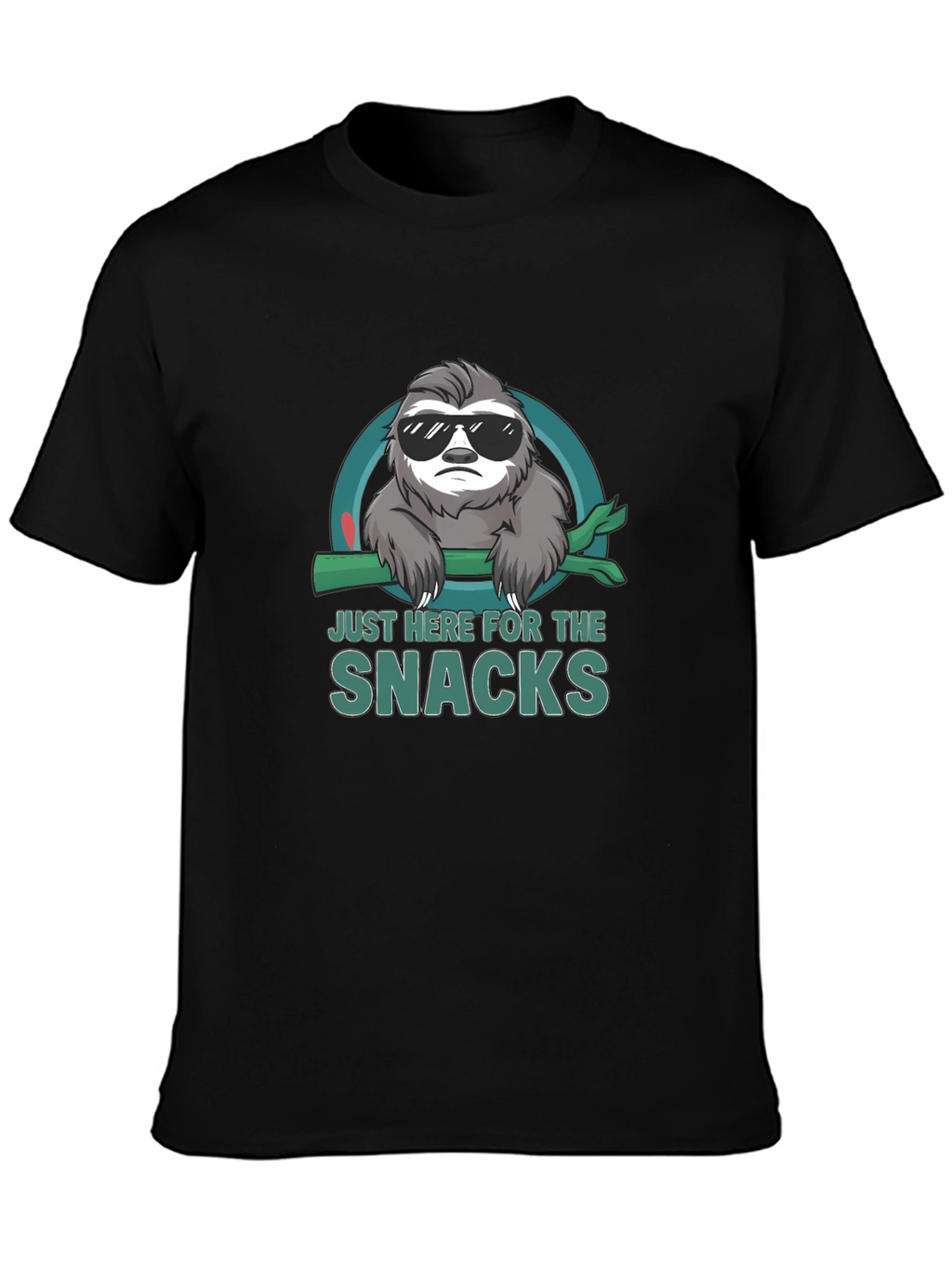 Just Here For Snacks Sloth T-Shirt