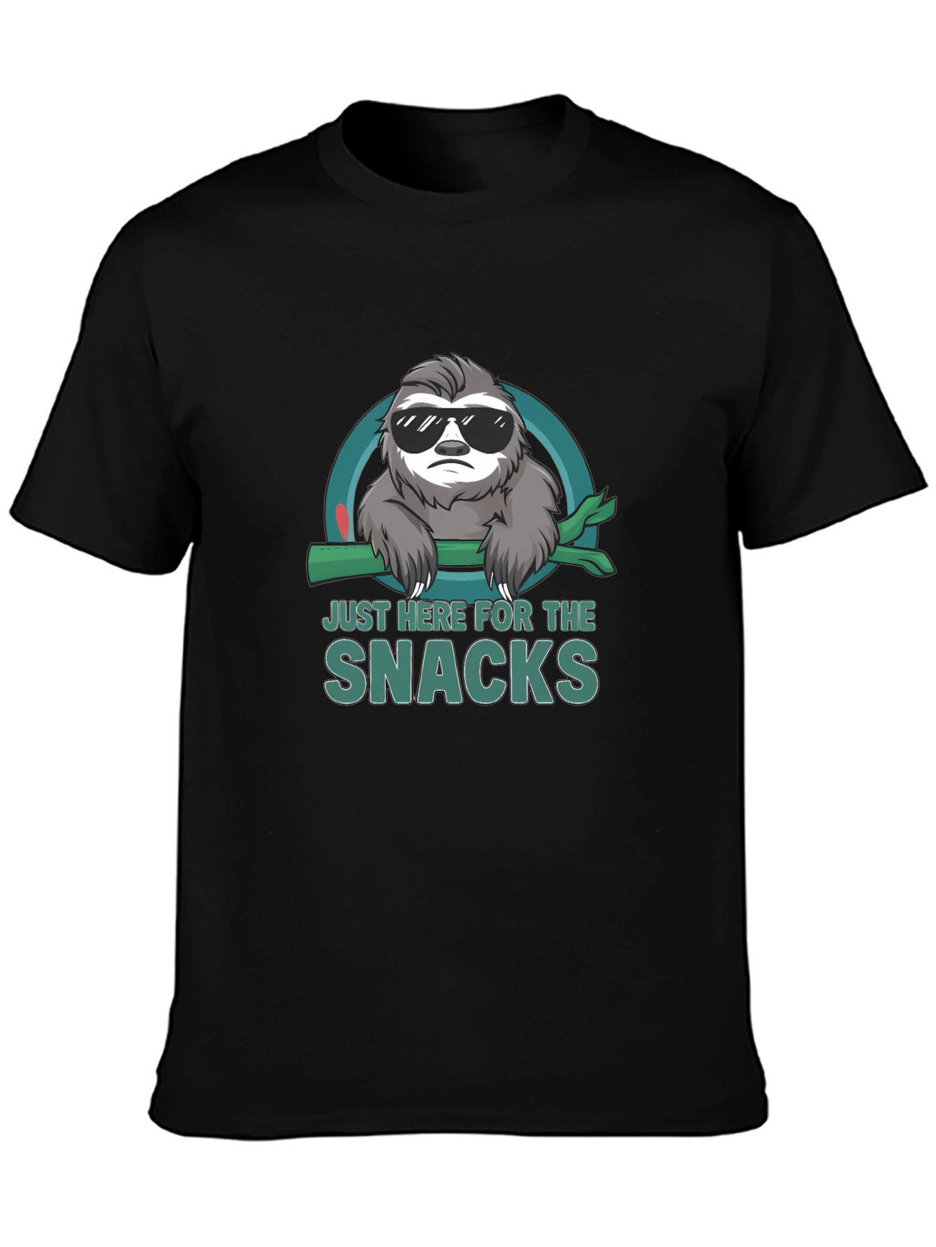Just Here For Snacks Sloth T-Shirt