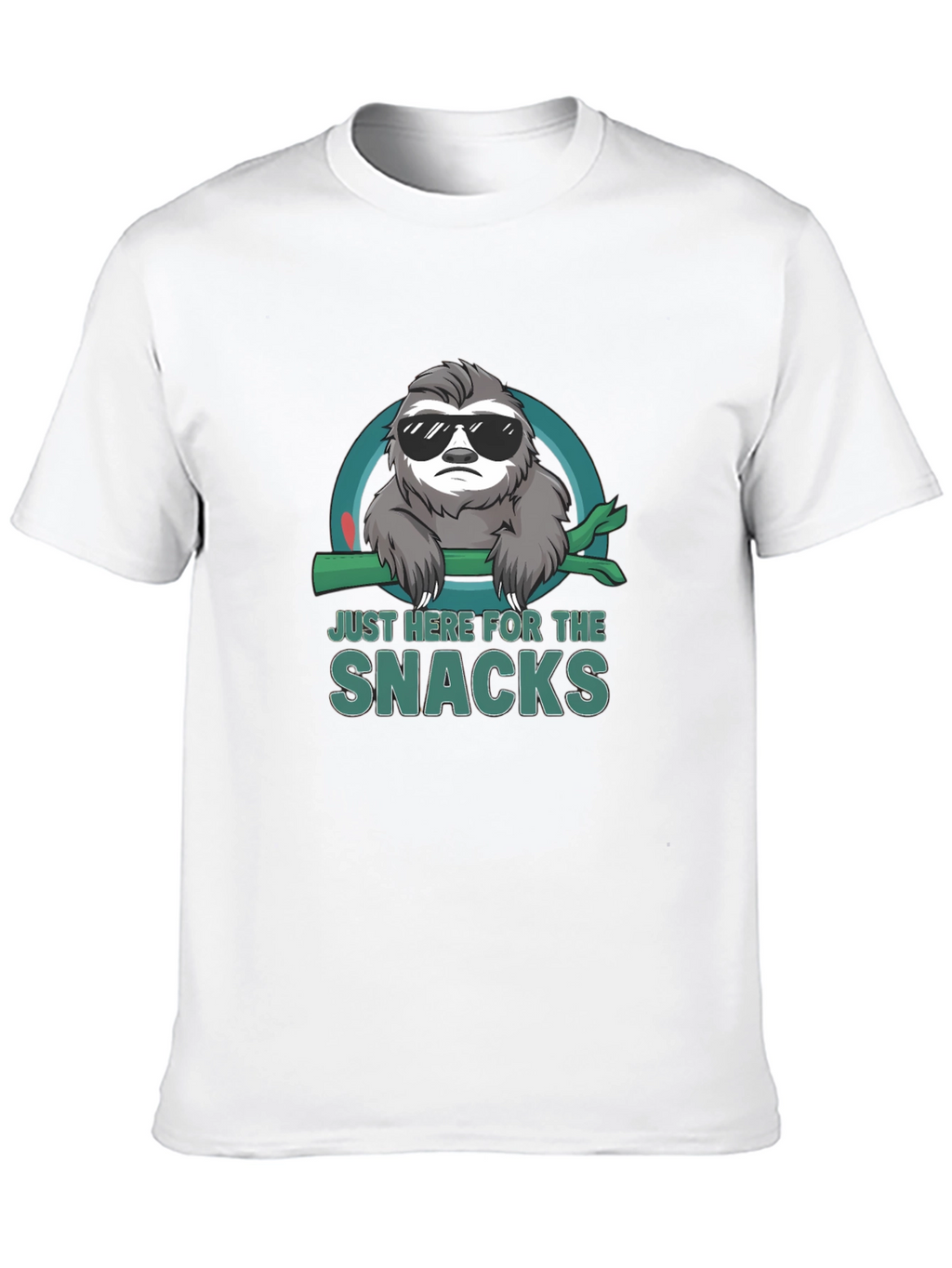 Just Here For Snacks Sloth T-Shirt