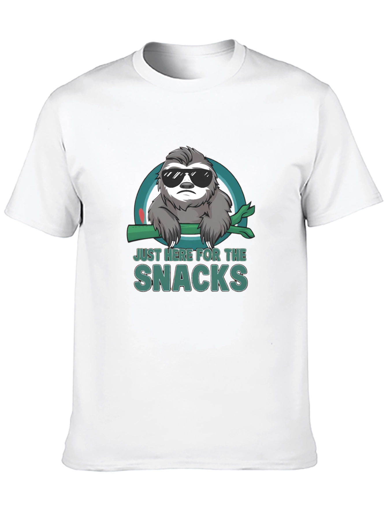 Just Here For Snacks Sloth T-Shirt