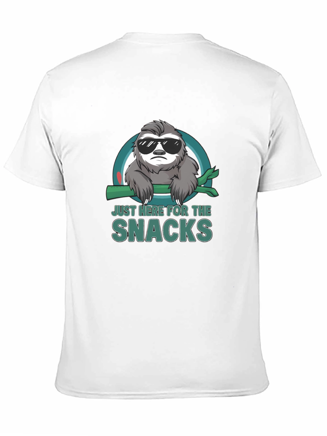 Just Here For Snacks Sloth T-Shirt