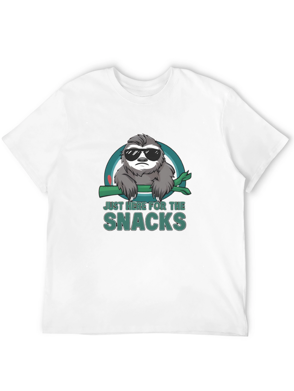 Just Here For Snacks Sloth T-Shirt