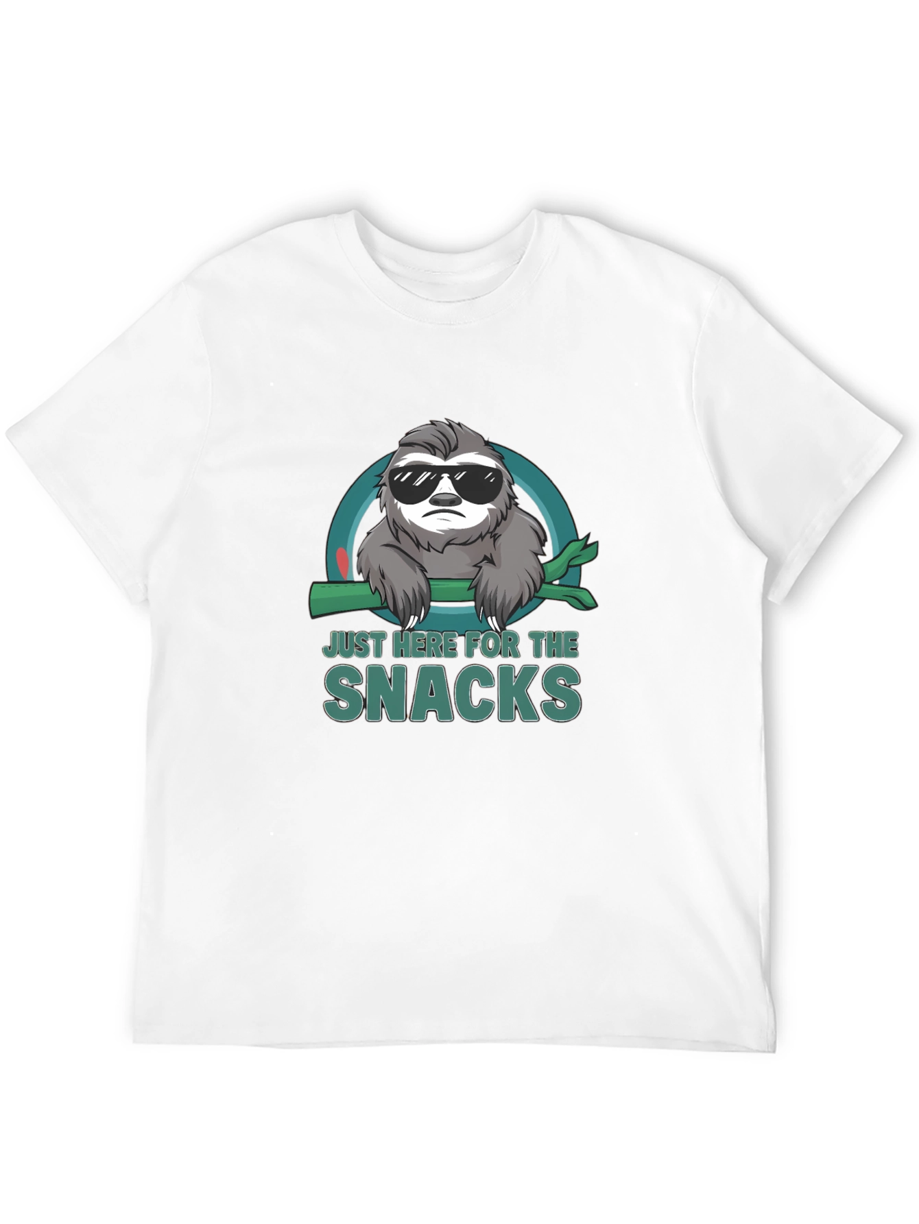 Just Here For Snacks Sloth T-Shirt