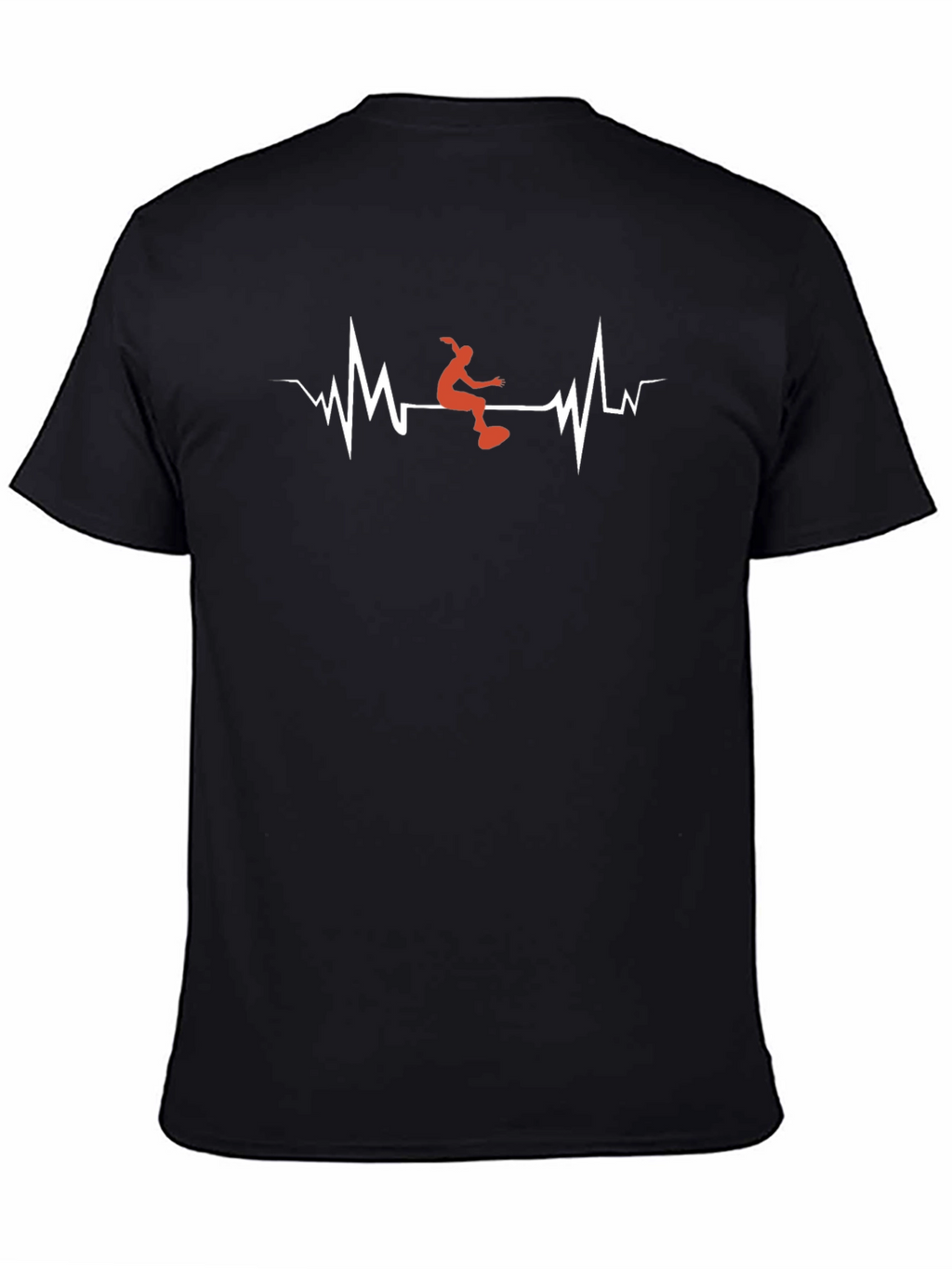 Heartbeat Skateboarder Graphic T-Shirt
