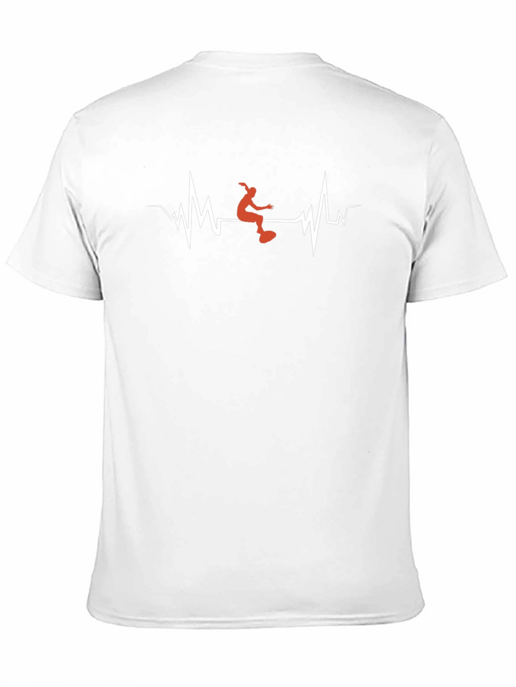 Heartbeat Skateboarder Graphic T-Shirt
