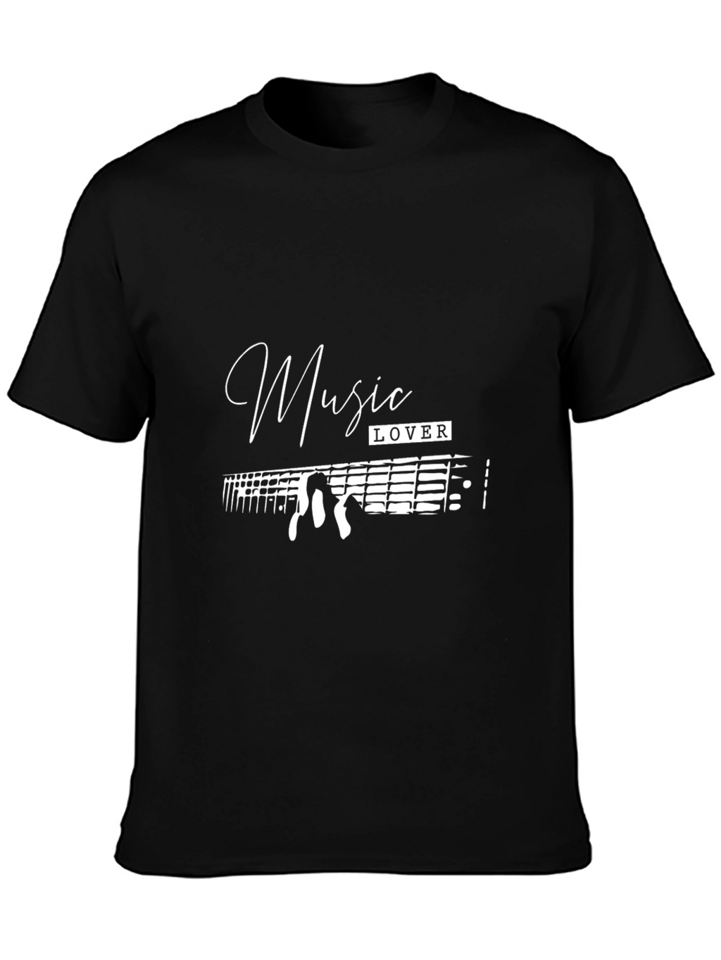 Music Lover Black T-Shirt