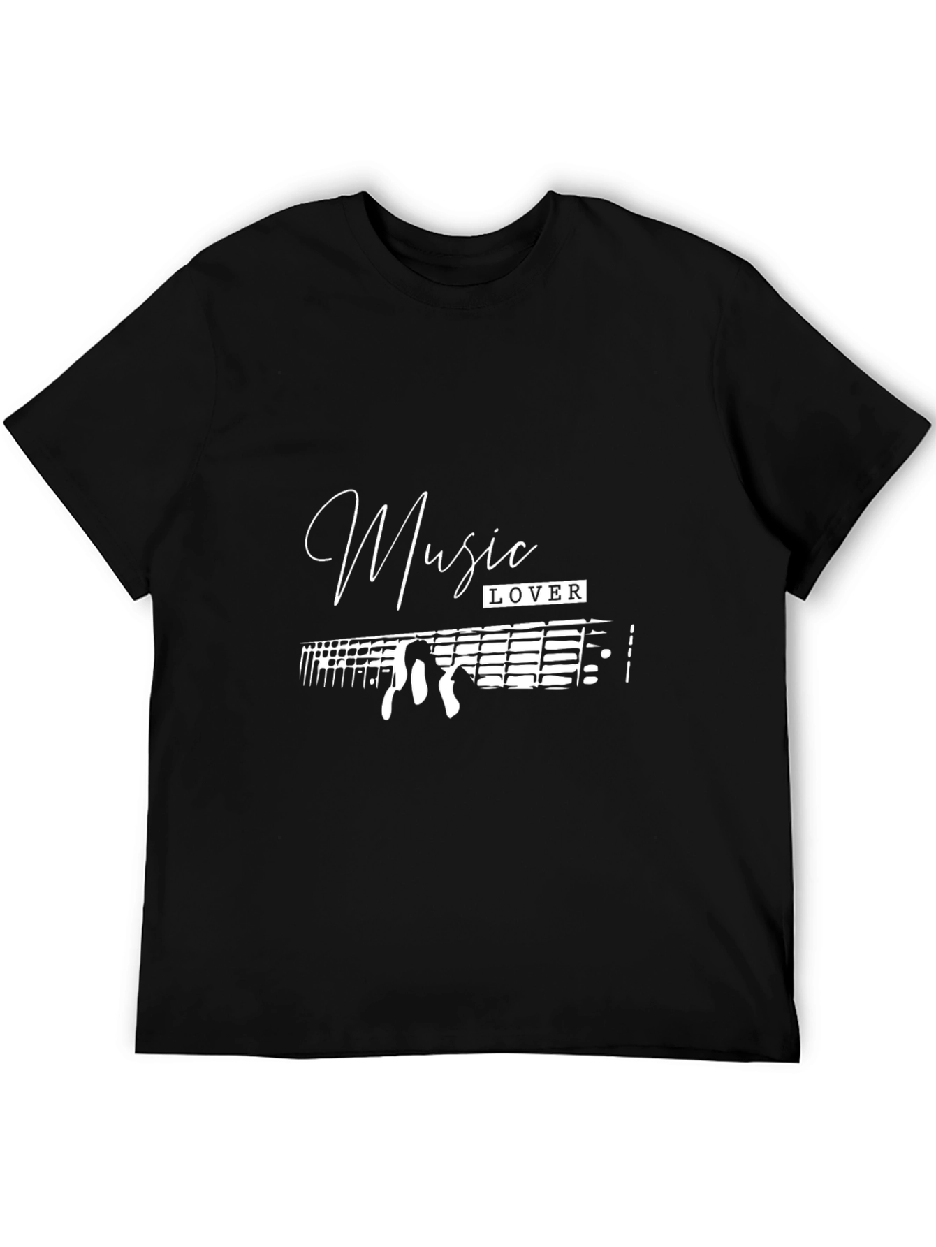 Music Lover Black T-Shirt
