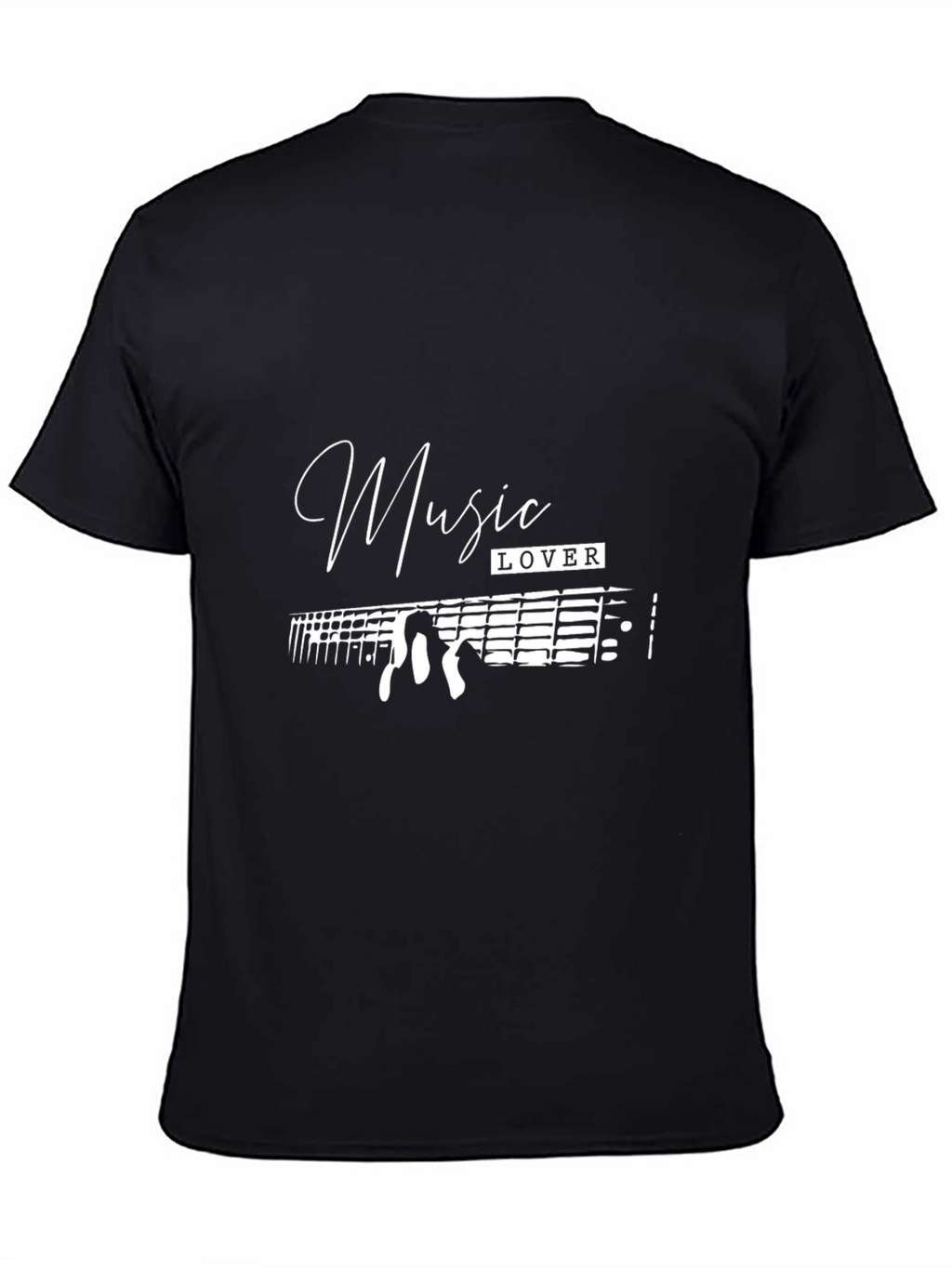 Music Lover Black T-Shirt